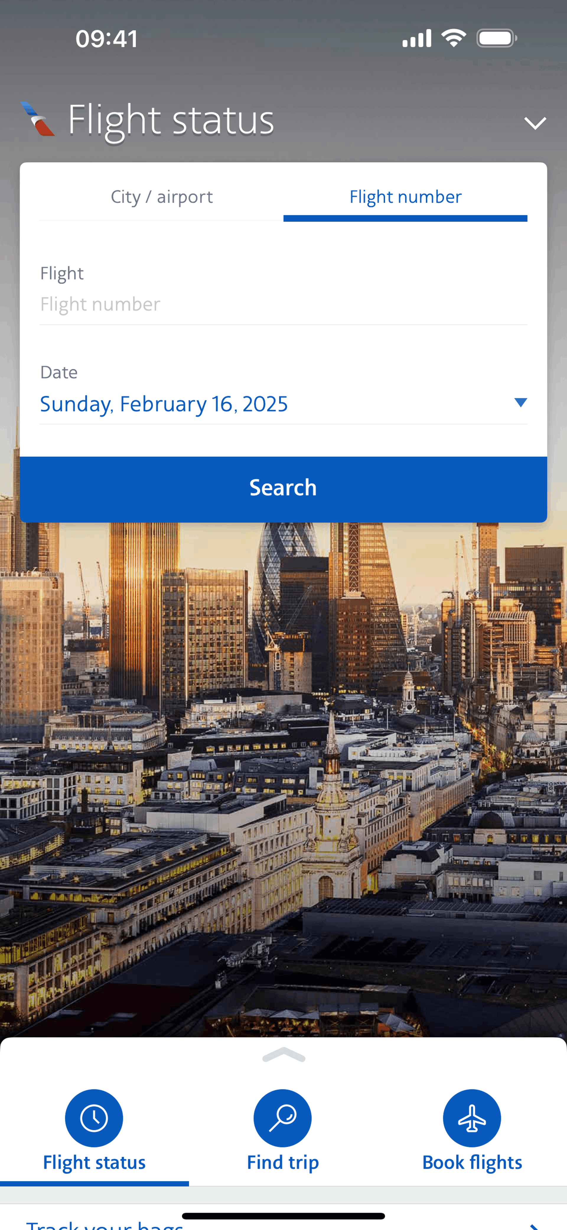 American Airlines iOS Travel & Transportation interface screenshot 23