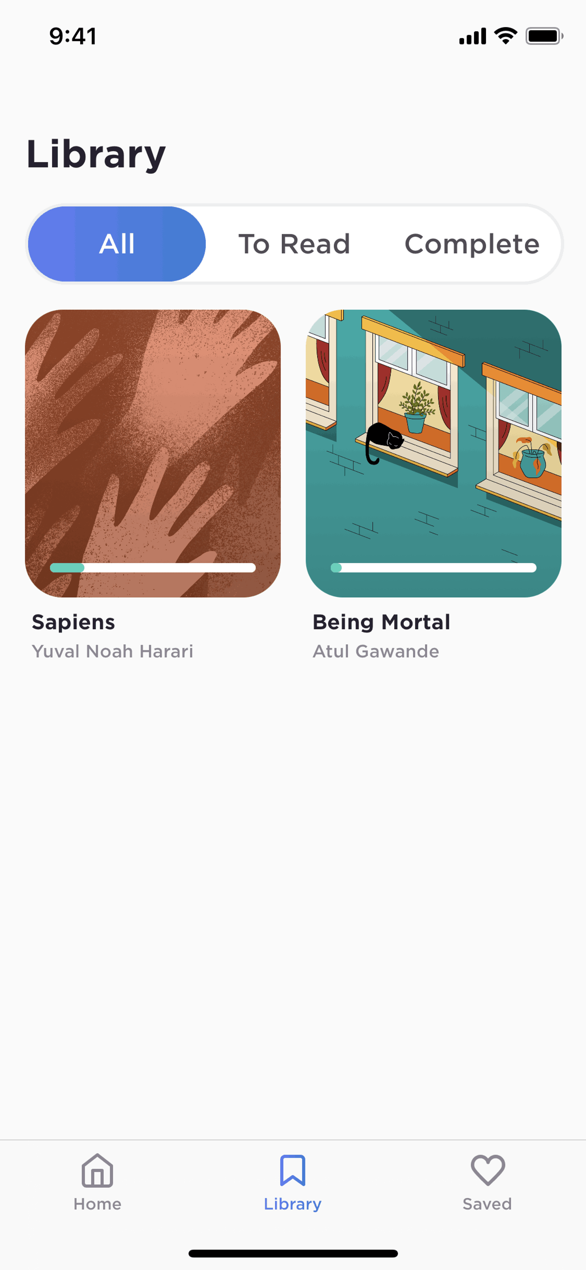 Imprint iOS Education interface screenshot 2
