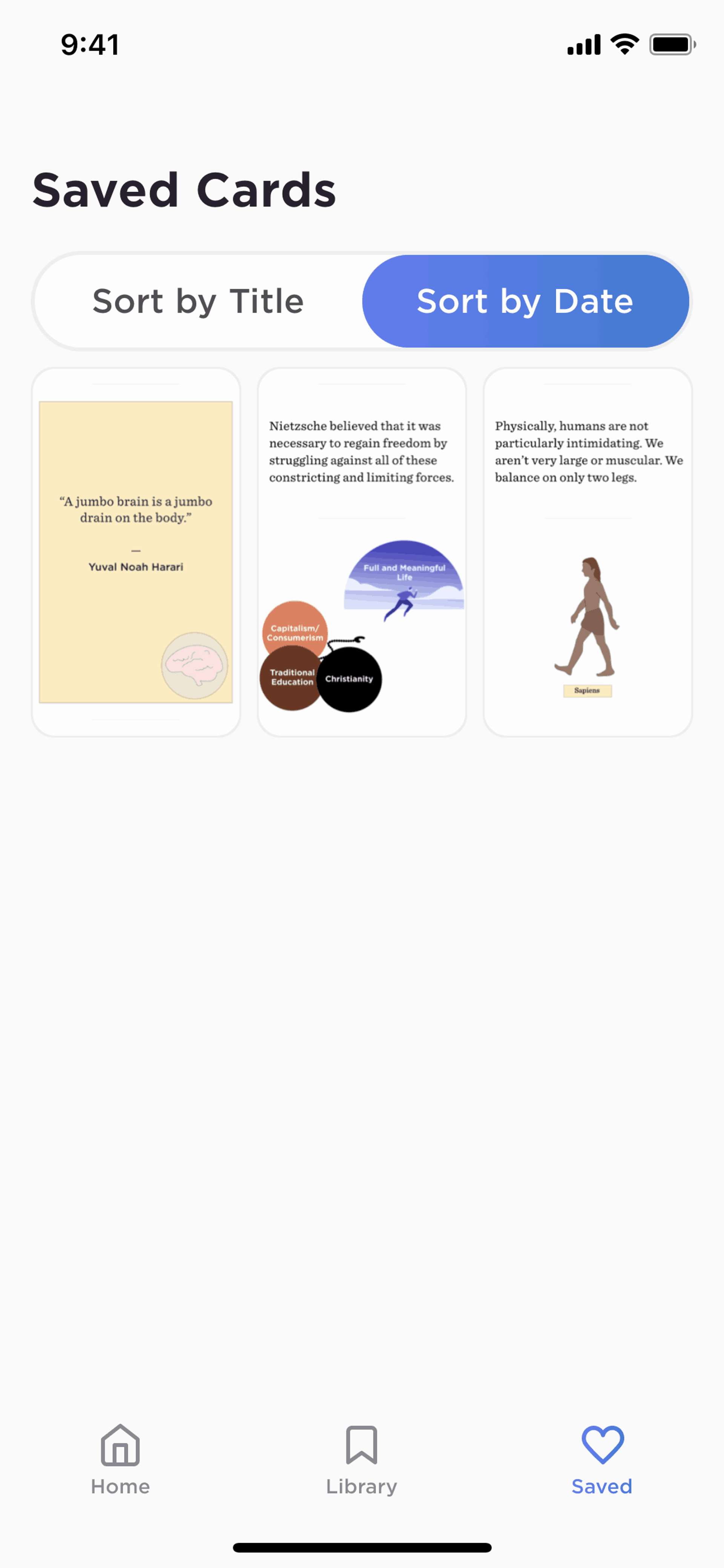 Imprint iOS Education interface screenshot 22