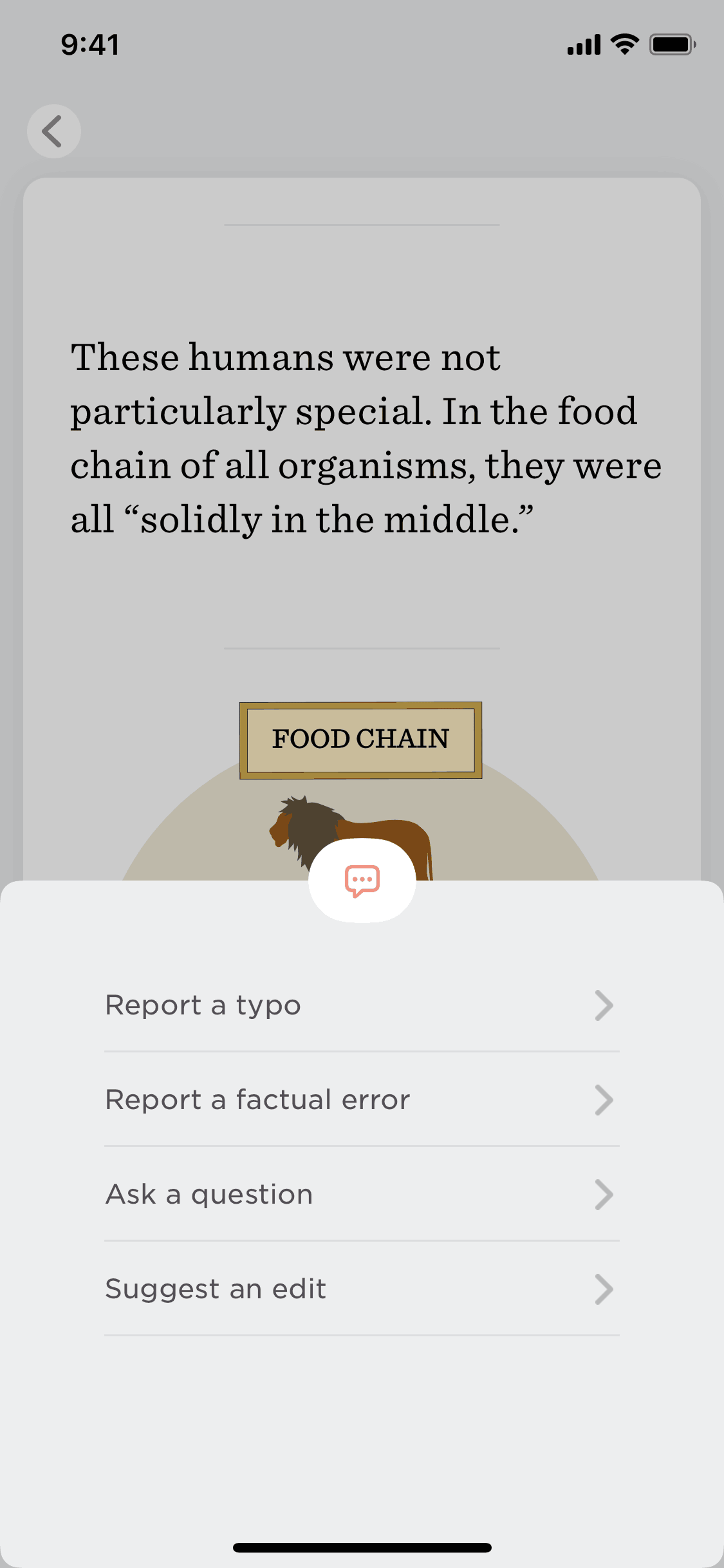 Imprint iOS Education interface screenshot 11