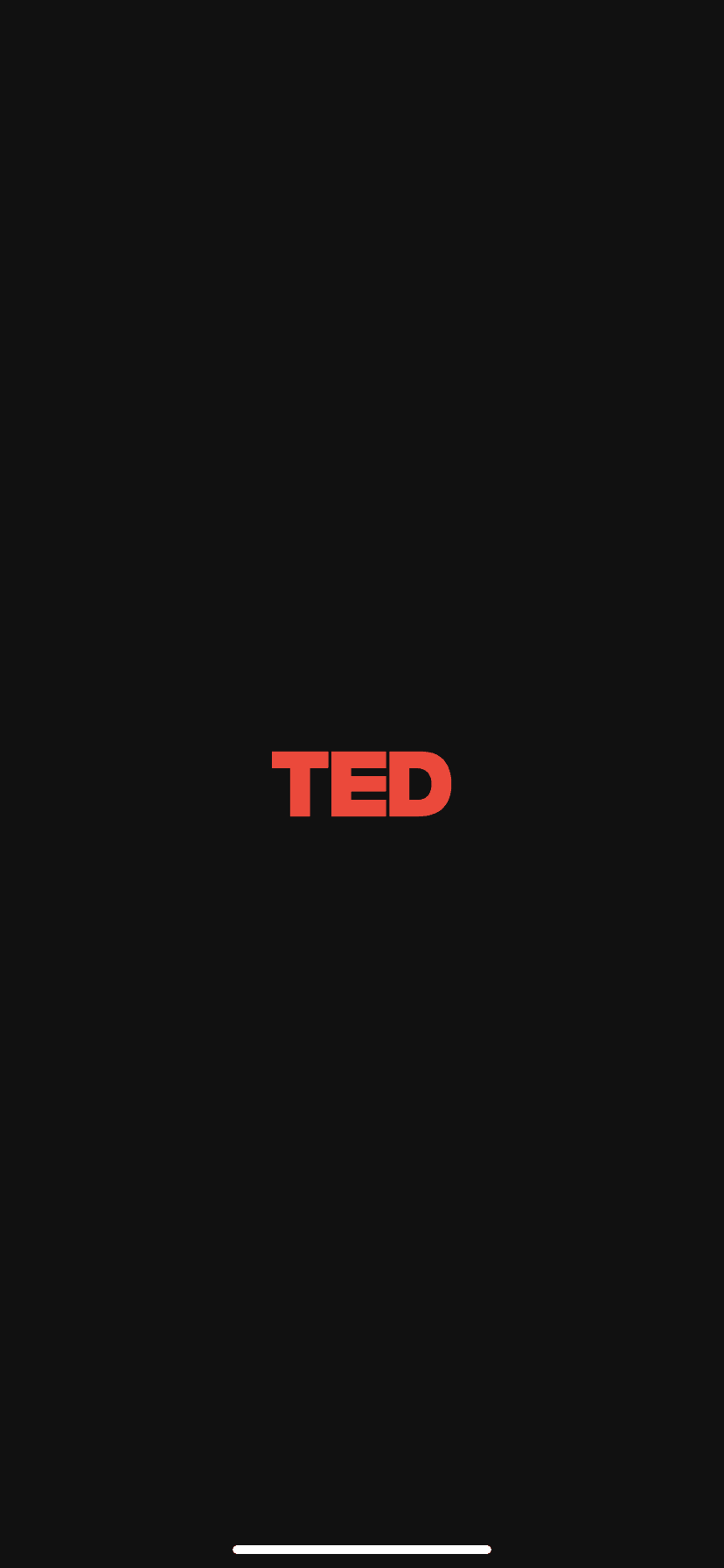 TED iOS Education interface screenshot 1