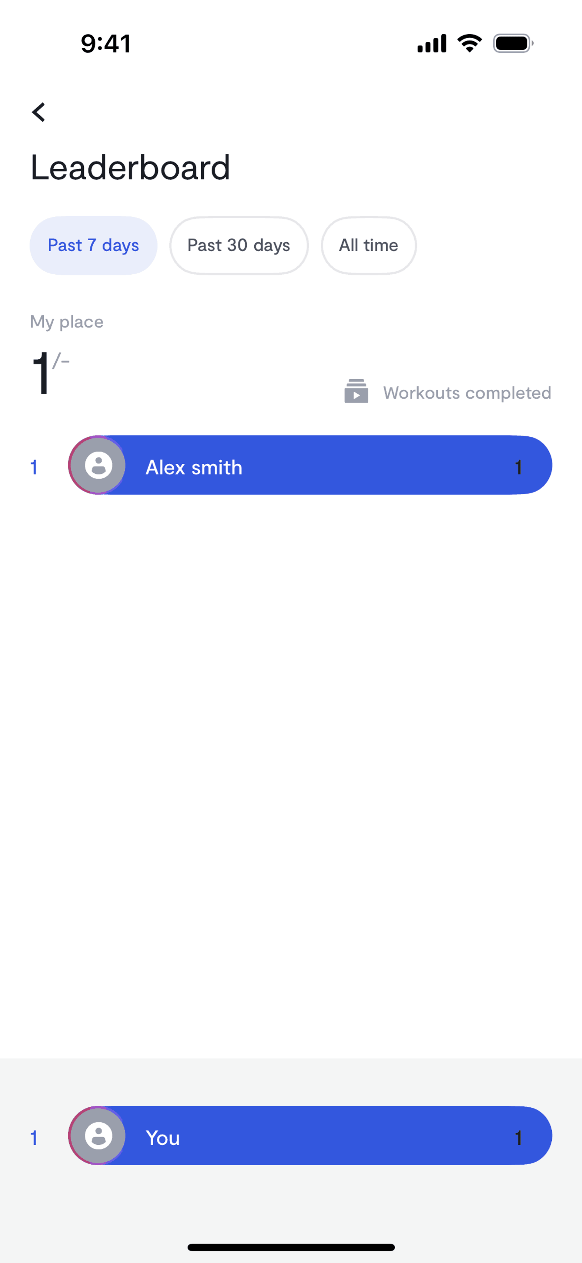 Tempo iOS Health & Fitness interface screenshot 8