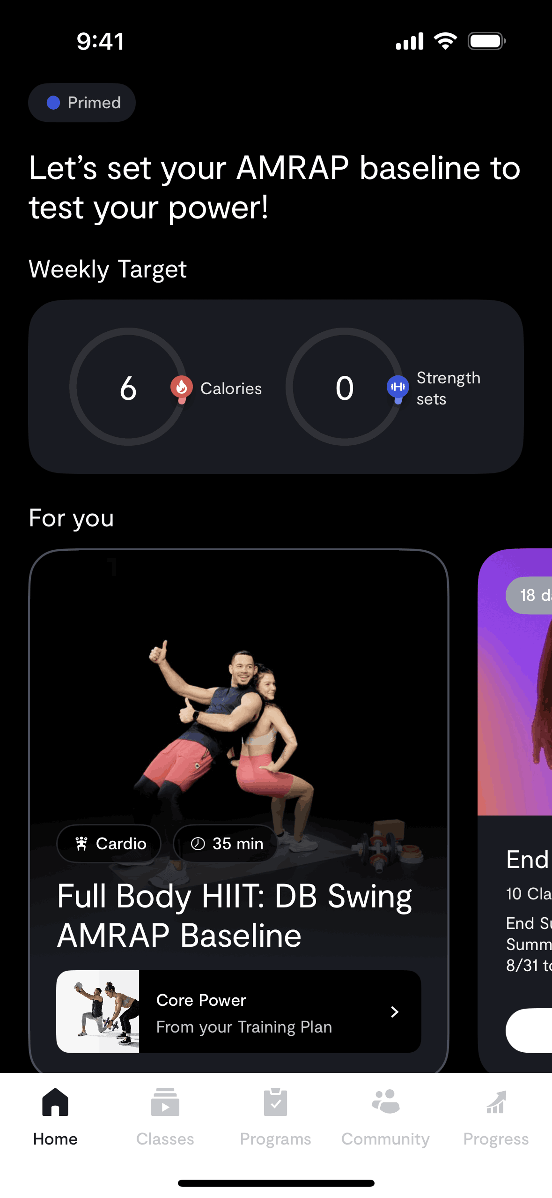 Tempo iOS Health & Fitness interface screenshot 21