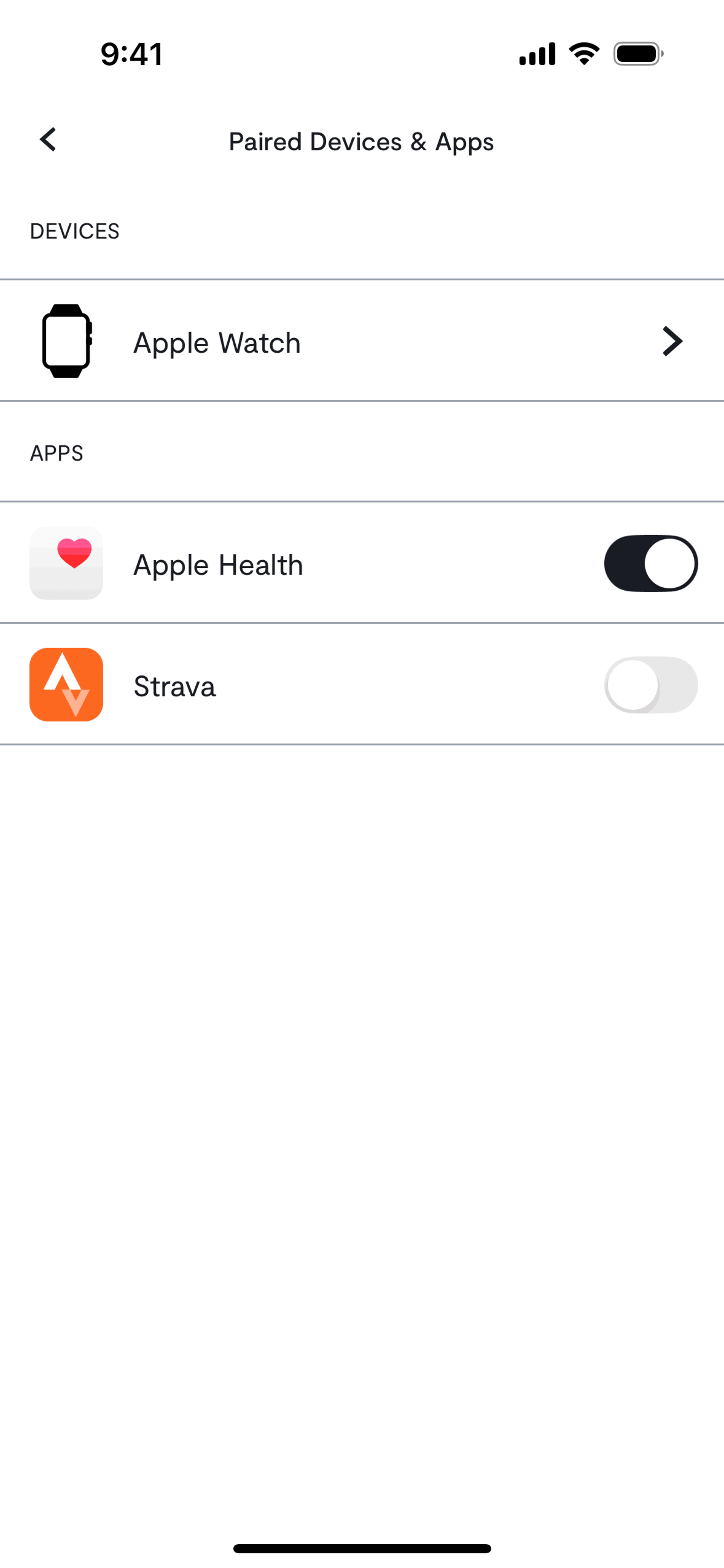 Tempo iOS Health & Fitness interface screenshot 23