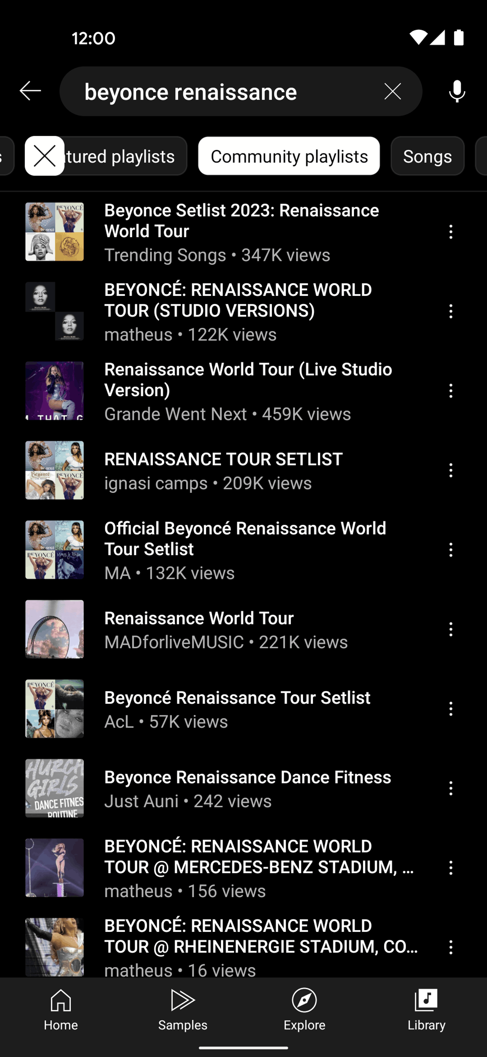 YouTube Music Android Music & Audio interface screenshot 4
