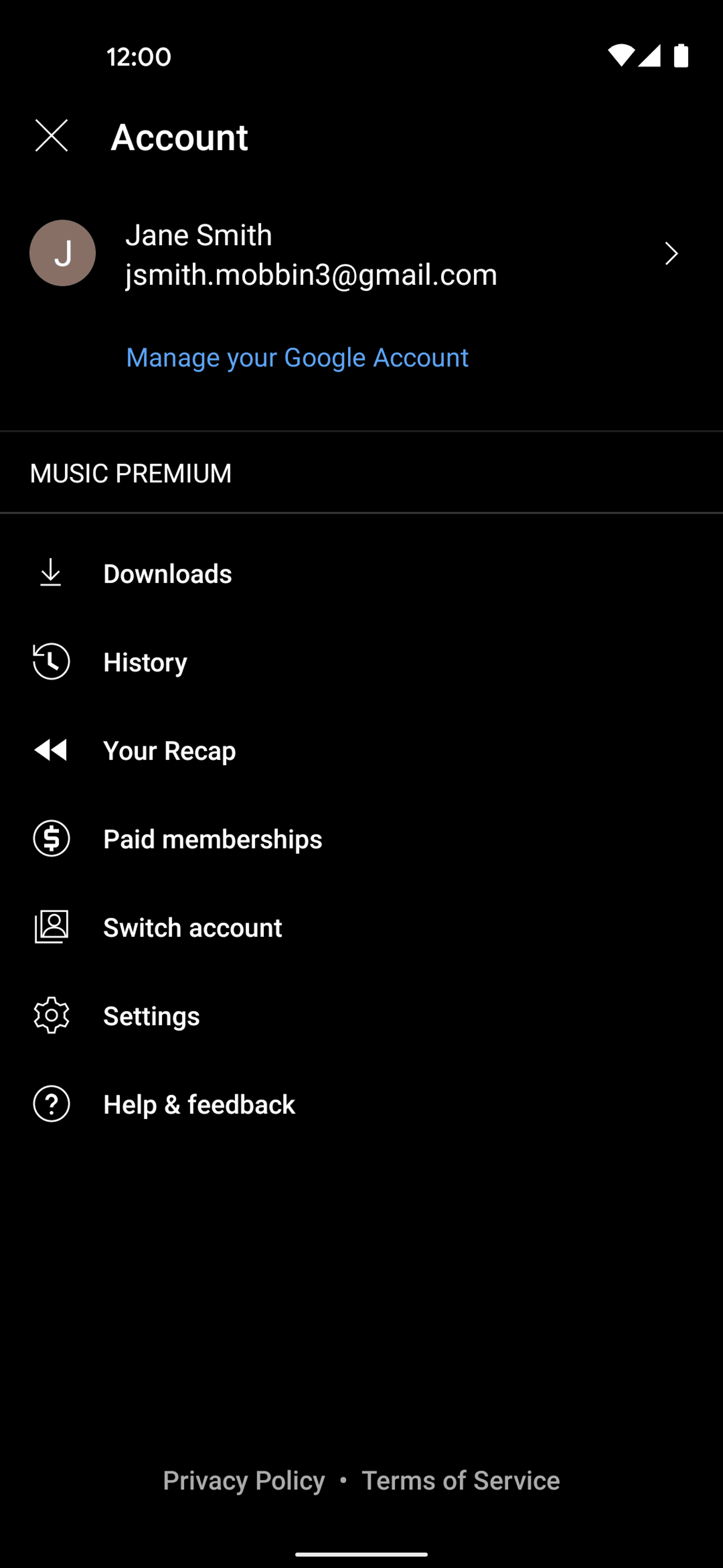 YouTube Music Android Music & Audio interface screenshot 6