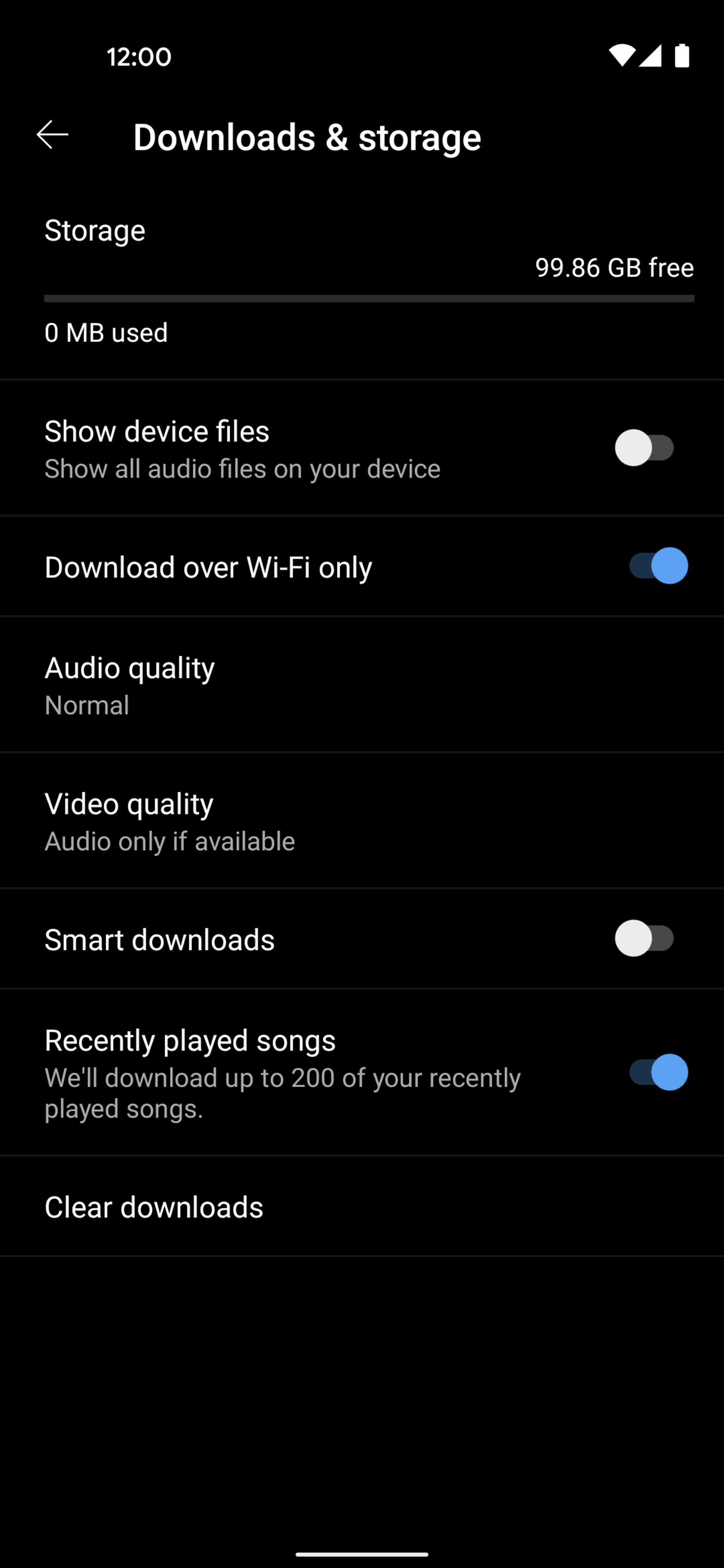 YouTube Music Android Music & Audio interface screenshot 10