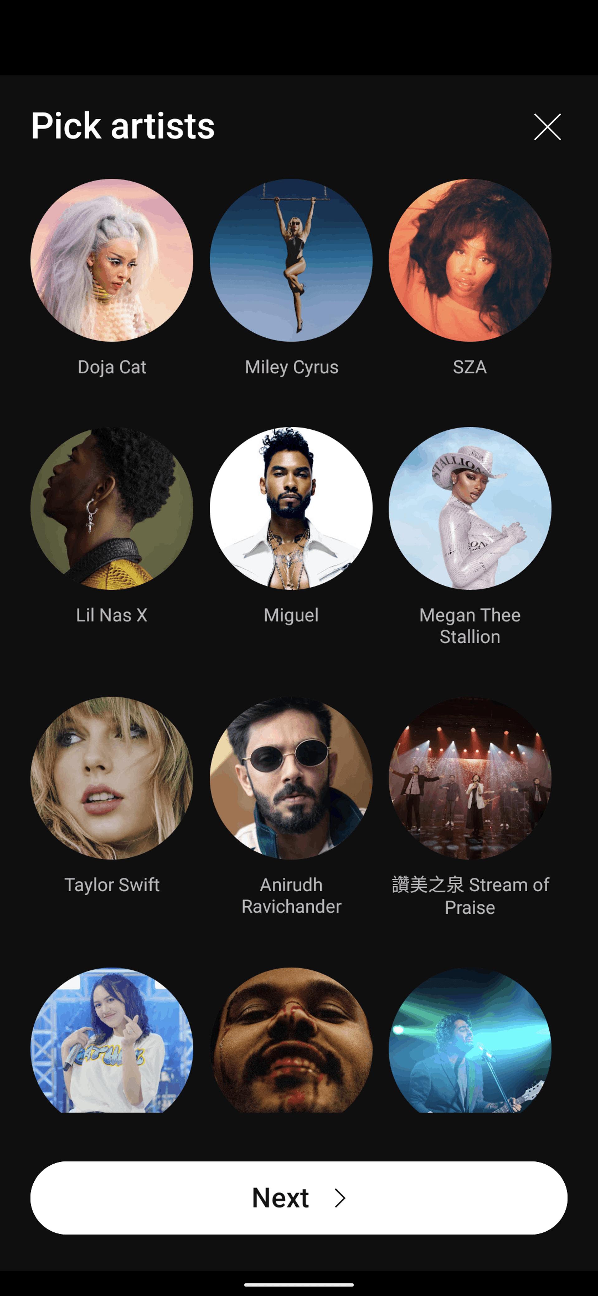 YouTube Music Android Music & Audio interface screenshot 13