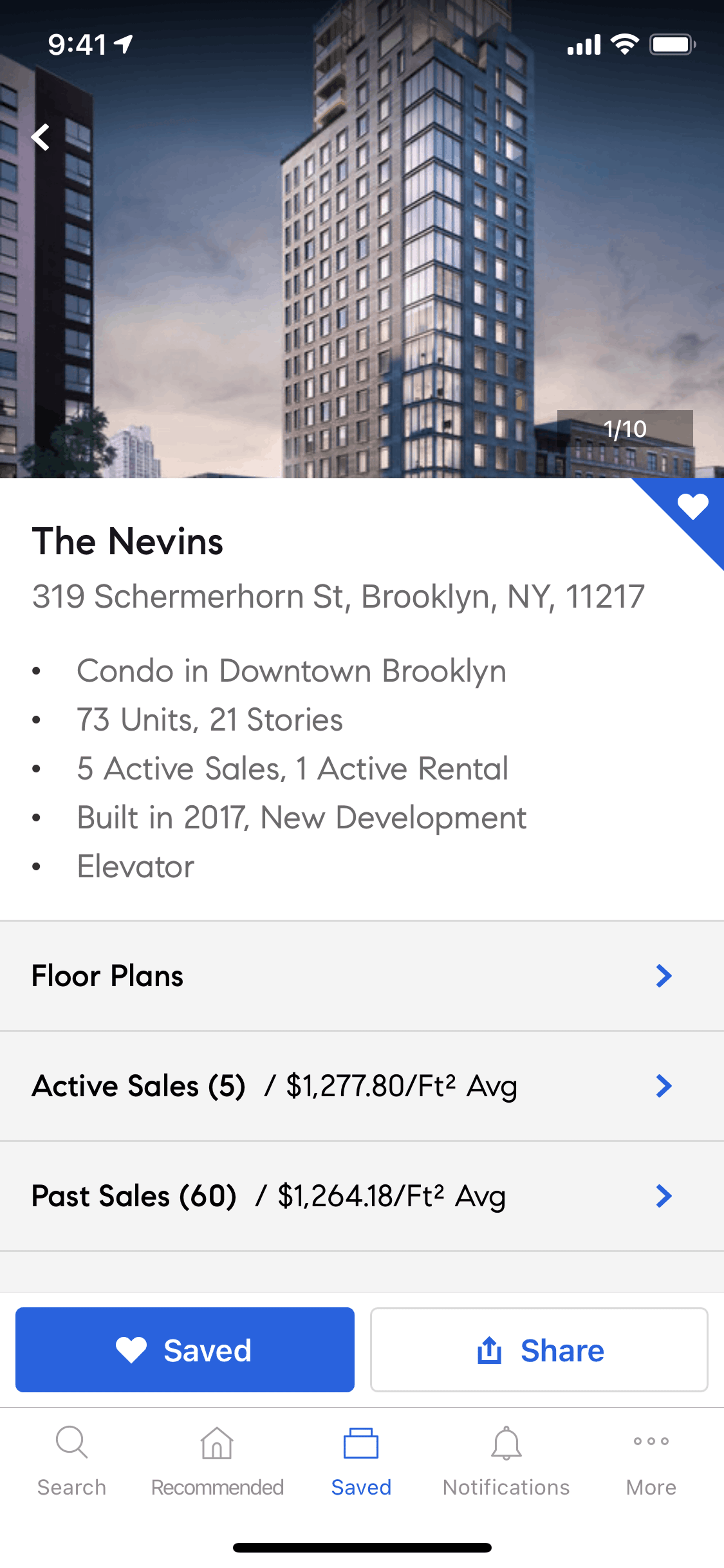 Compass iOS Real Estate interface screenshot 17