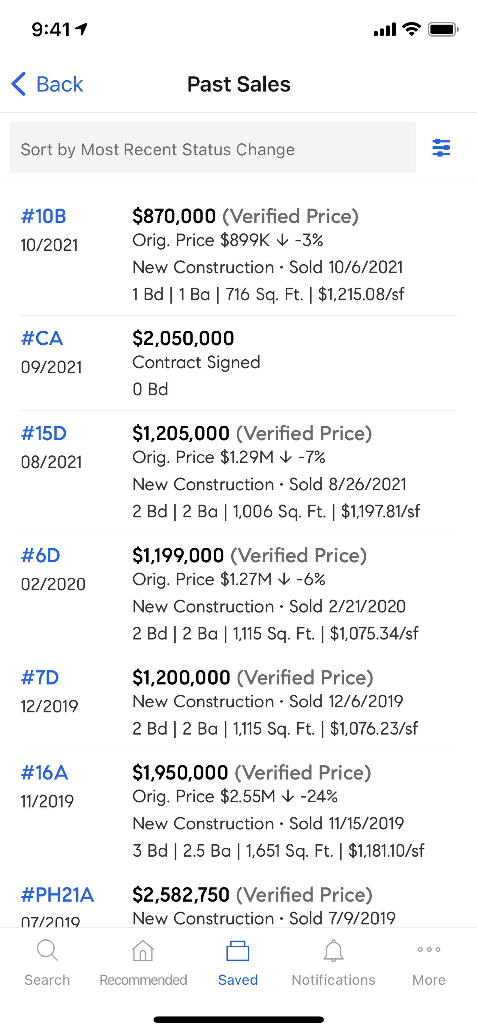 Compass iOS Real Estate interface screenshot 20