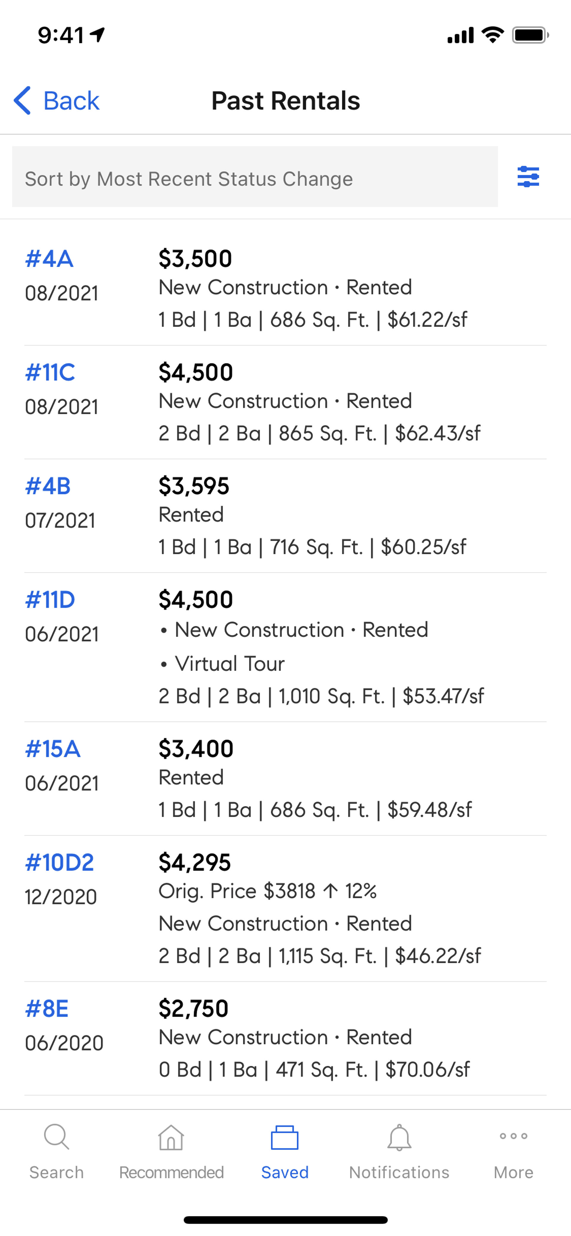 Compass iOS Real Estate interface screenshot 22
