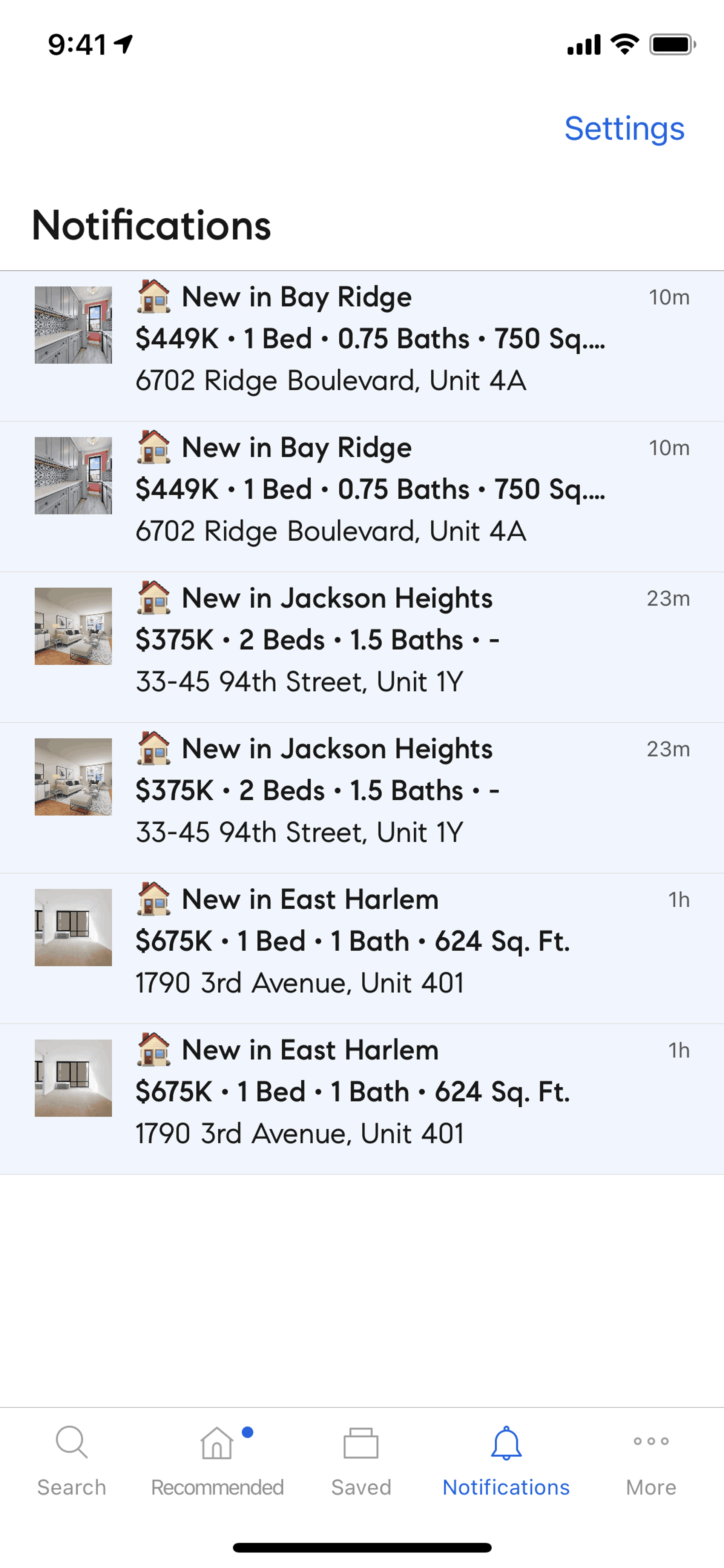 Compass iOS Real Estate interface screenshot 23