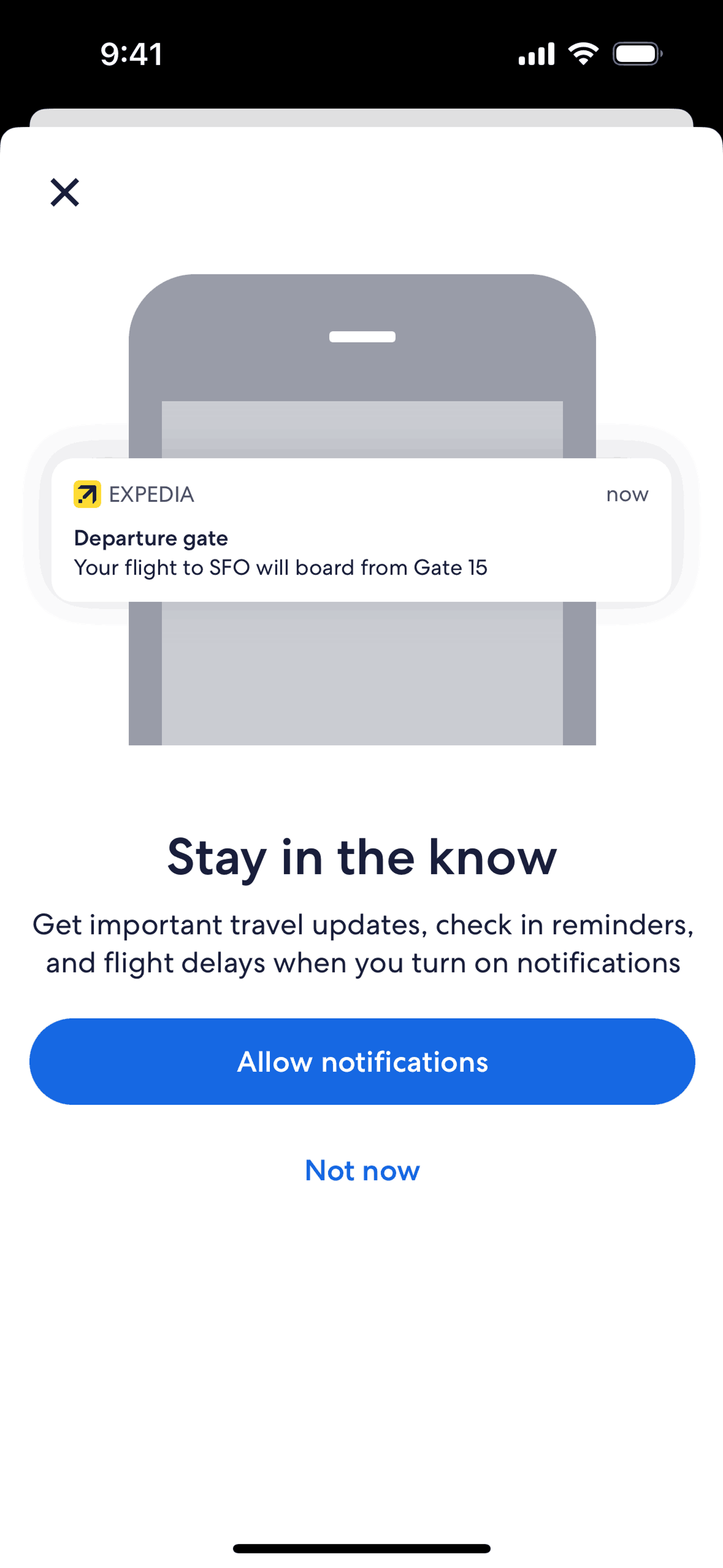 Expedia iOS Travel & Transportation interface screenshot 5