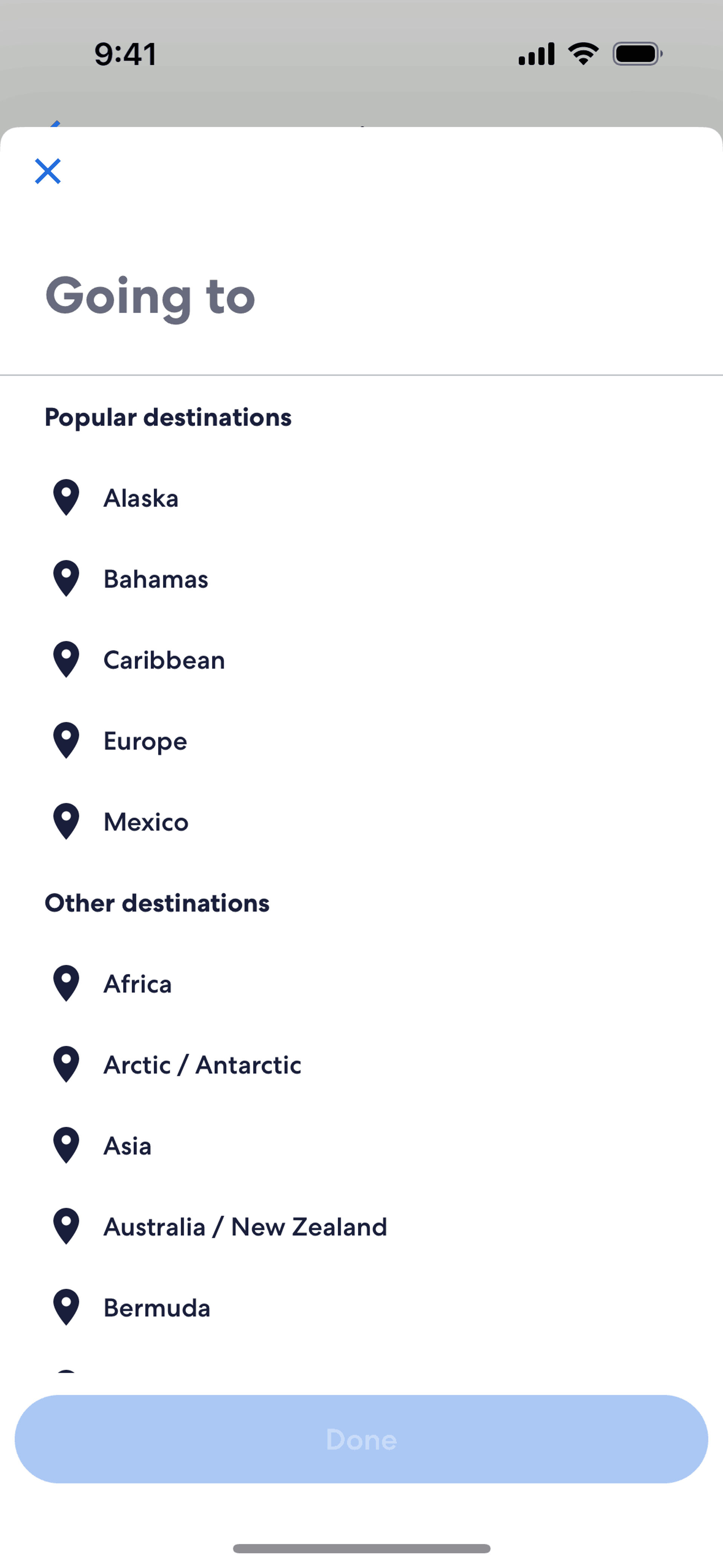 Expedia iOS Travel & Transportation interface screenshot 22