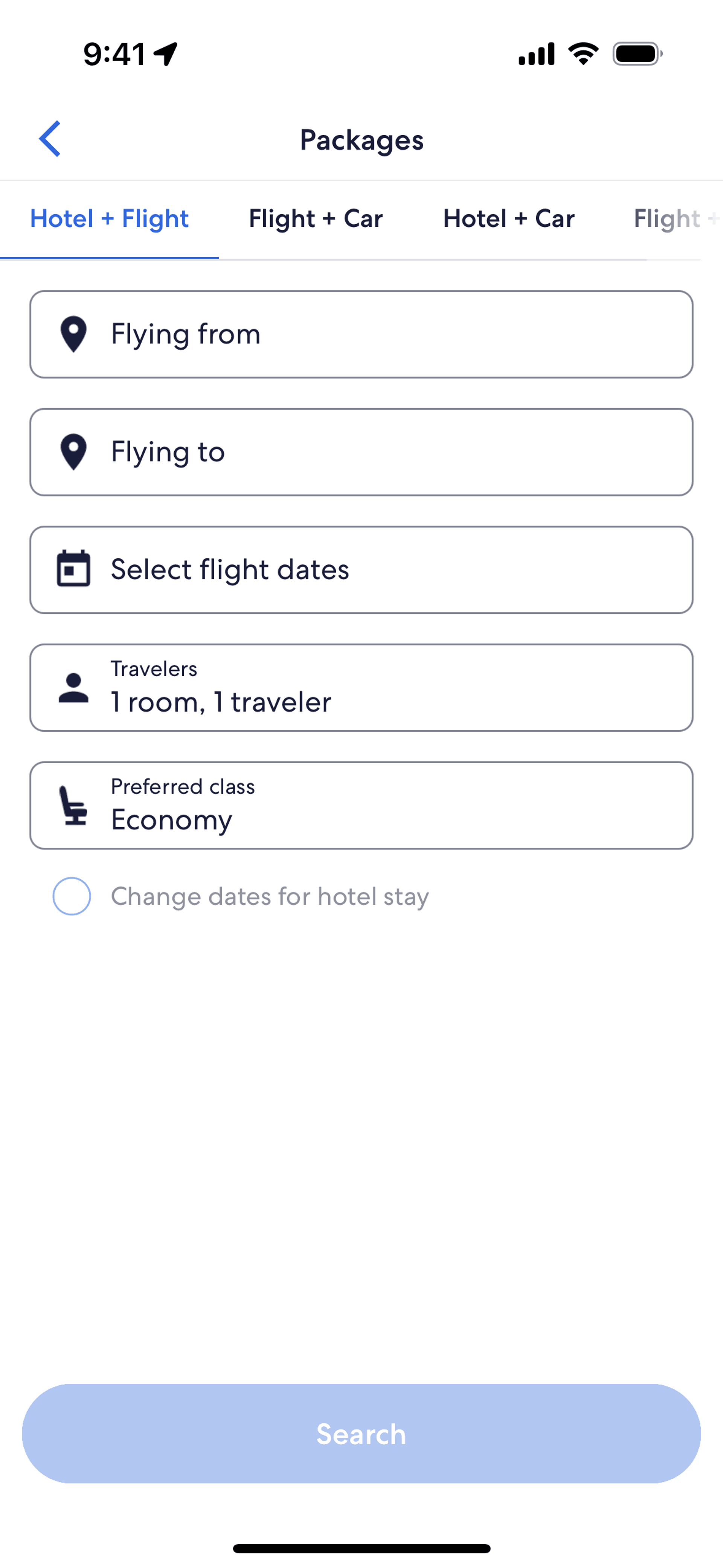 Expedia iOS Travel & Transportation interface screenshot 23