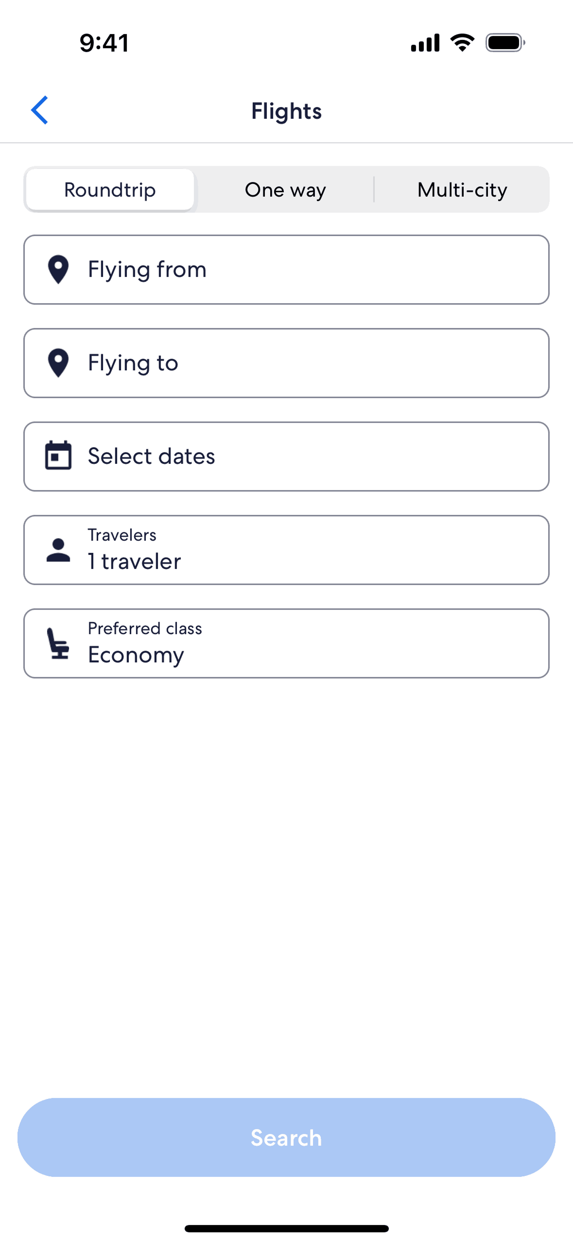 Expedia iOS Travel & Transportation interface screenshot 16