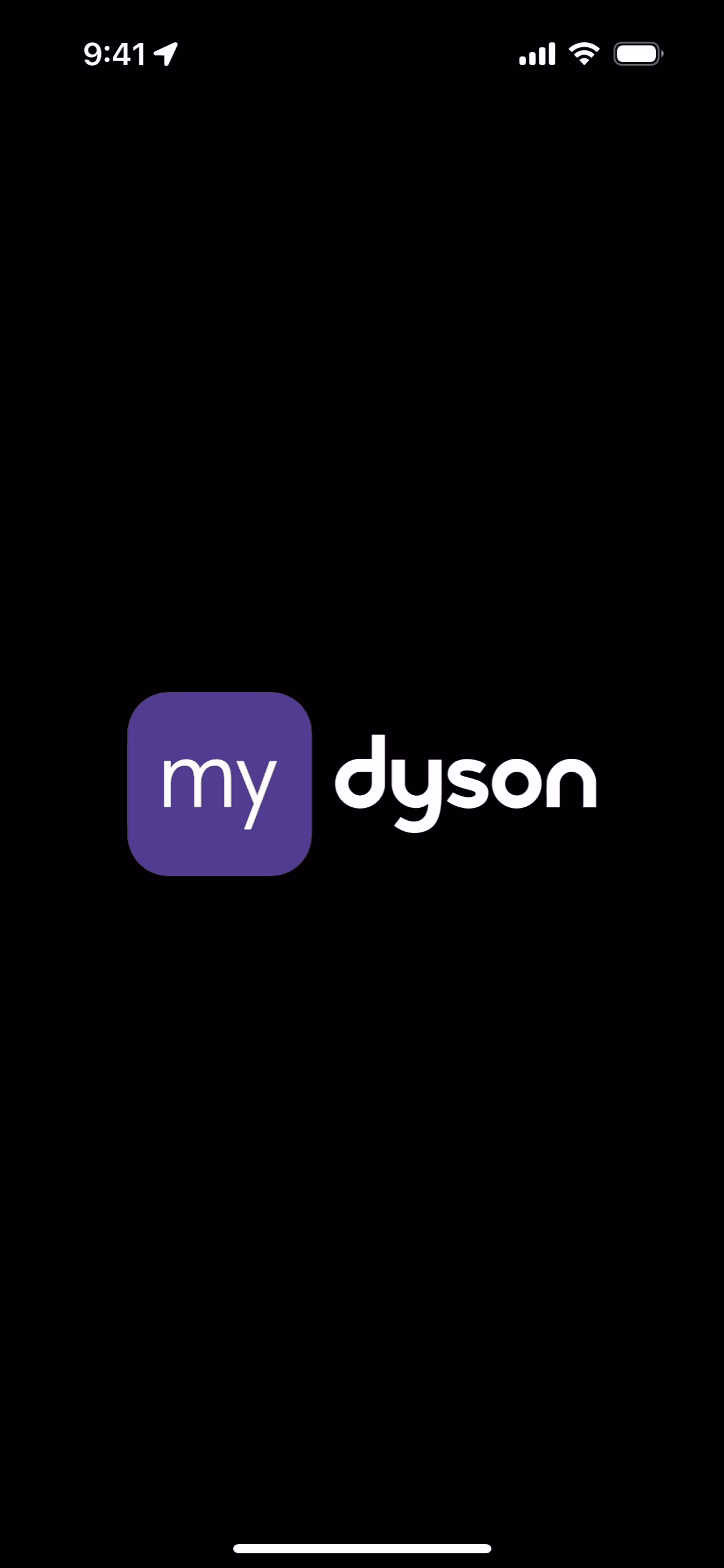 MyDyson iOS Utilities interface screenshot 1