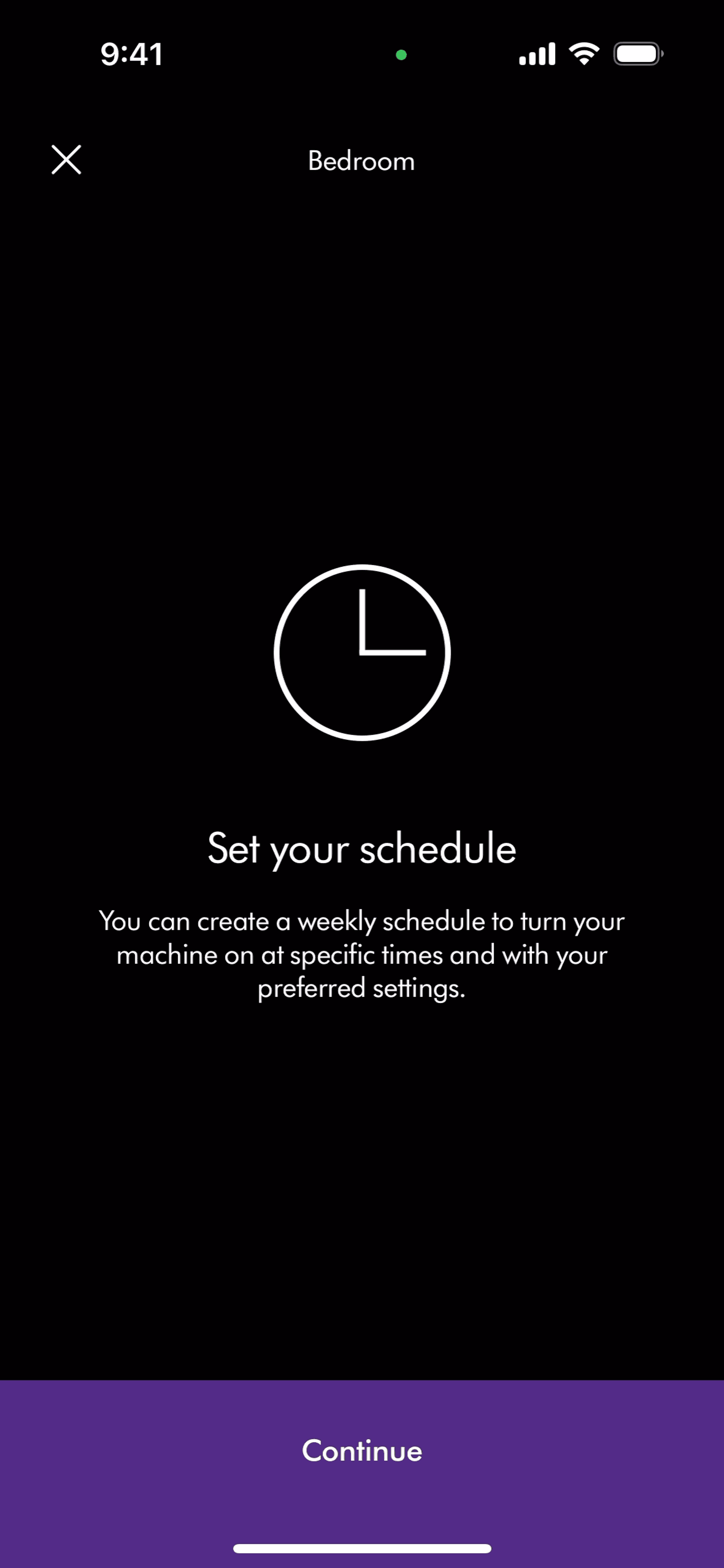 MyDyson iOS Utilities interface screenshot 7