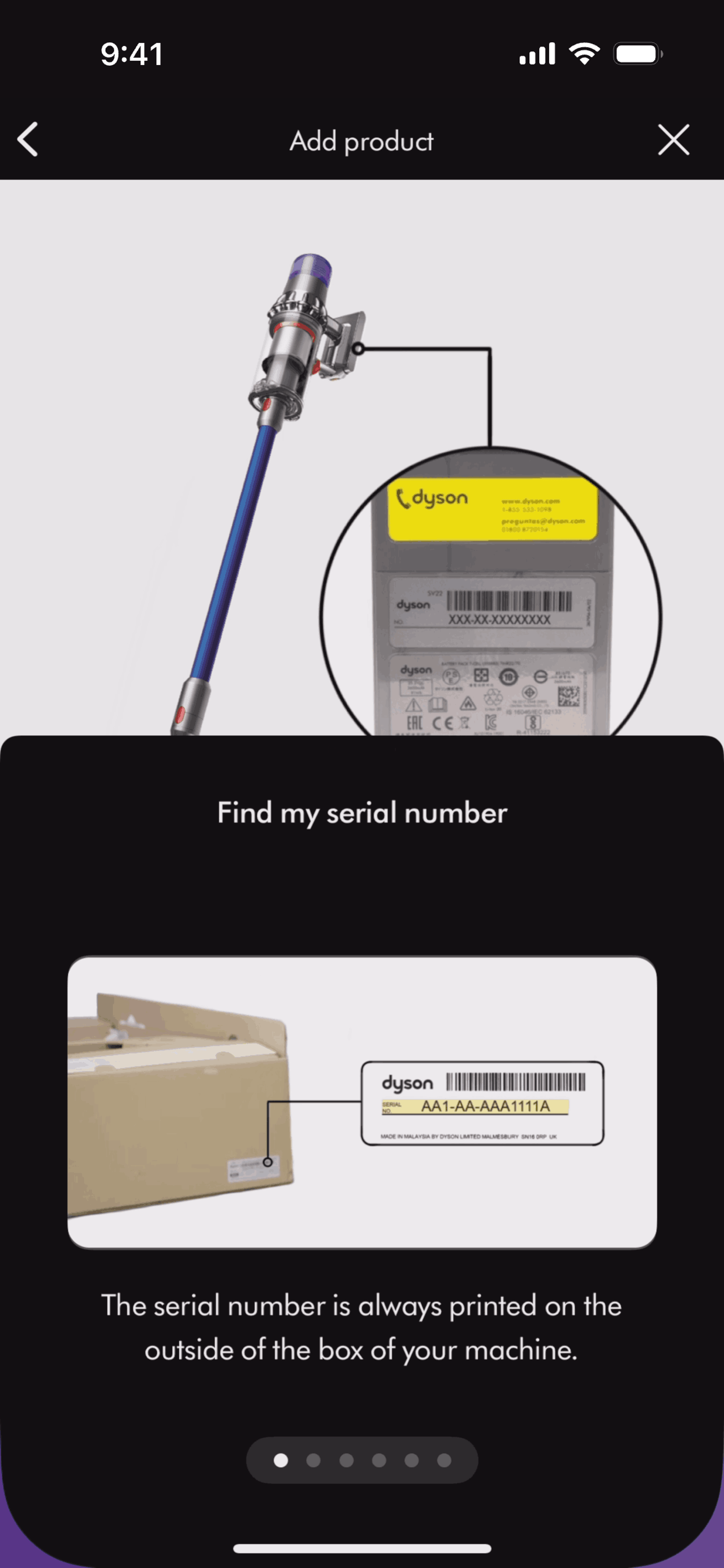 MyDyson iOS Utilities interface screenshot 20