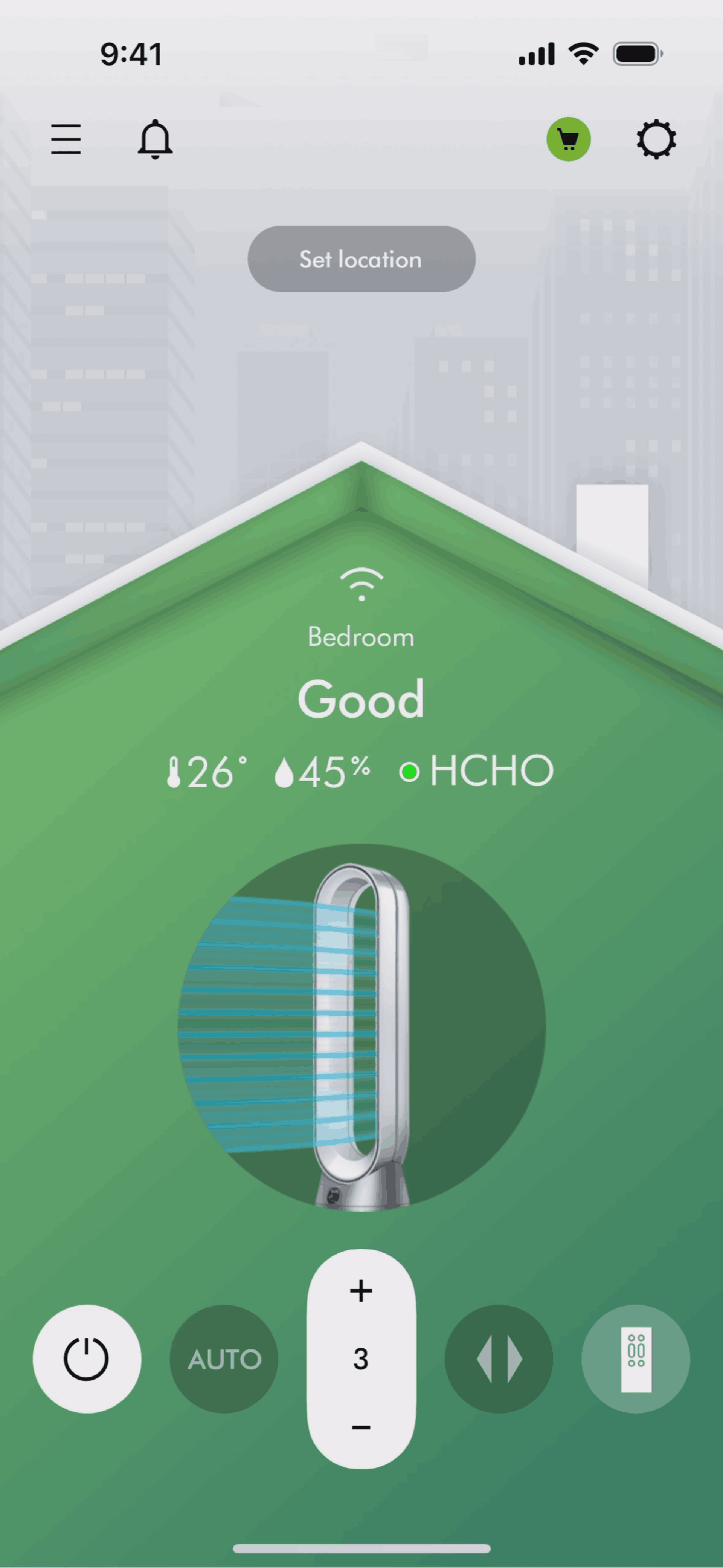MyDyson iOS Utilities interface screenshot 2