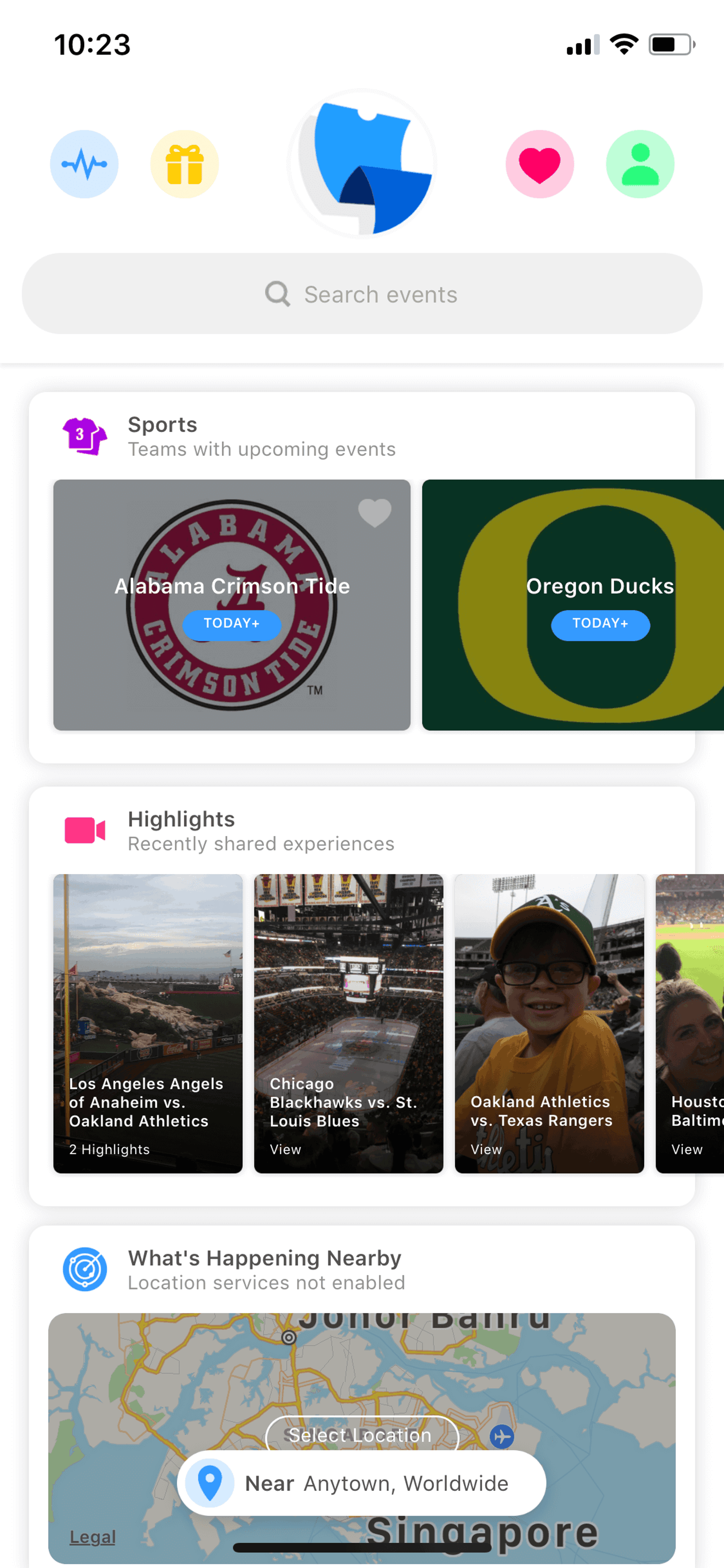 TickPick iOS Entertainment interface screenshot 7