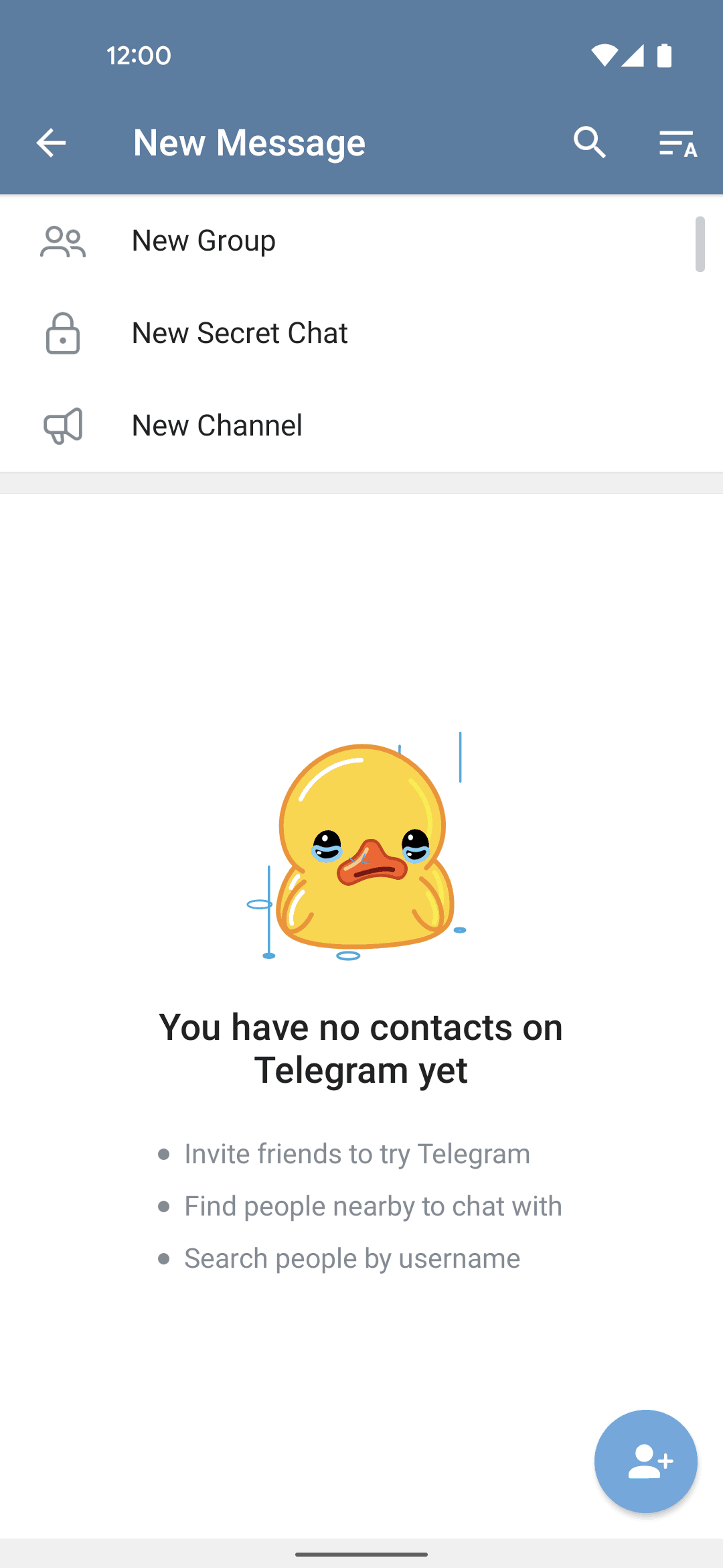 Telegram Android Social Networking interface screenshot 8