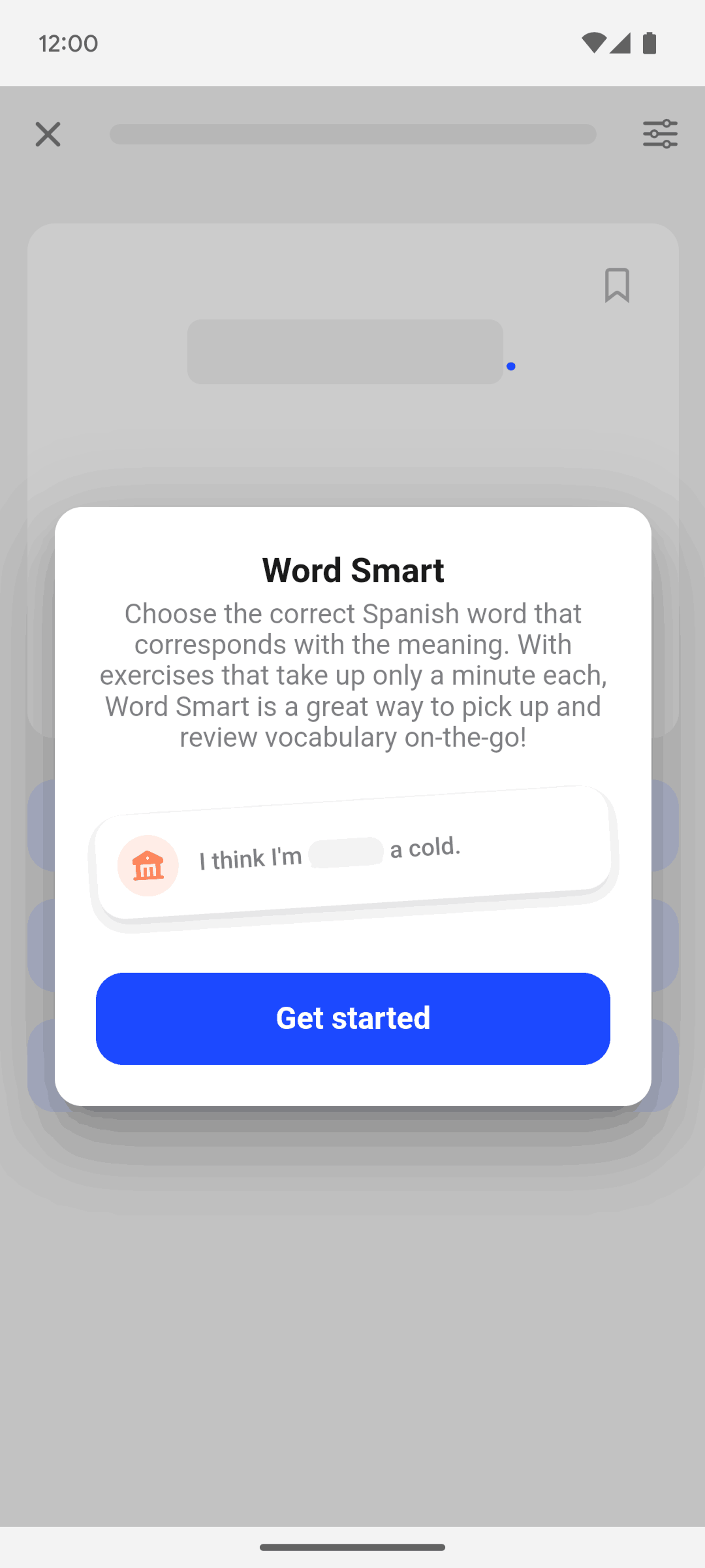 Speak Android Education interface screenshot 12