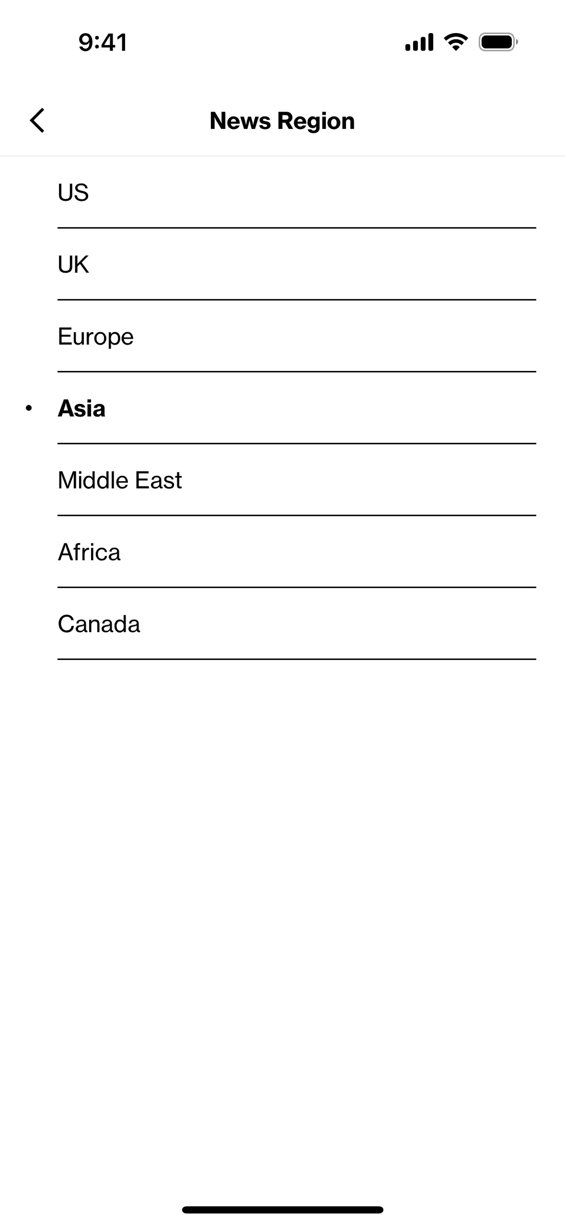 Bloomberg iOS News interface screenshot 14