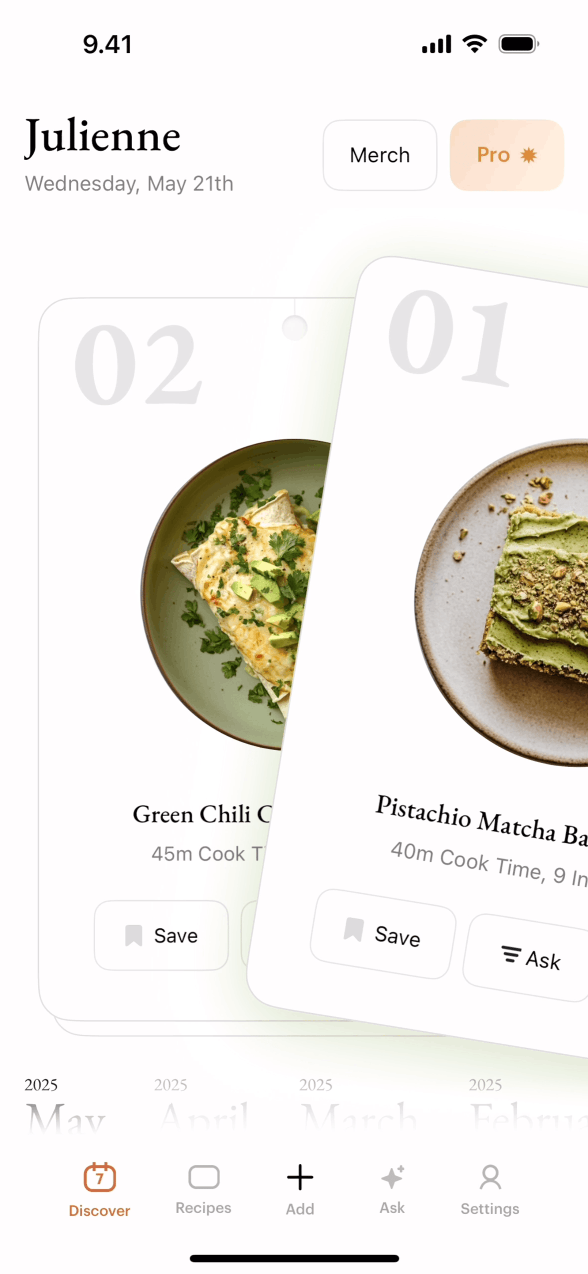 Julienne iOS Food & Drink interface screenshot 10