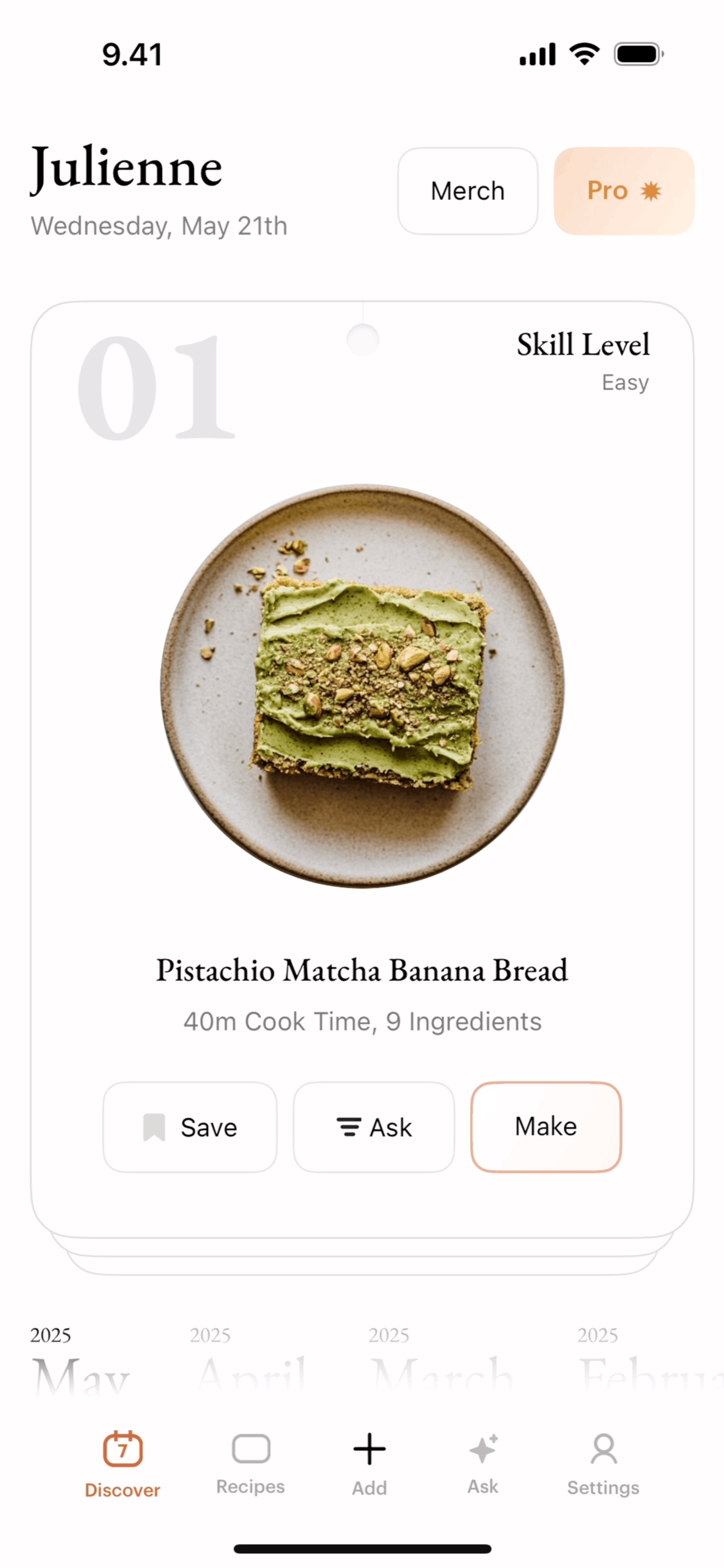 Julienne iOS Food & Drink interface screenshot 11