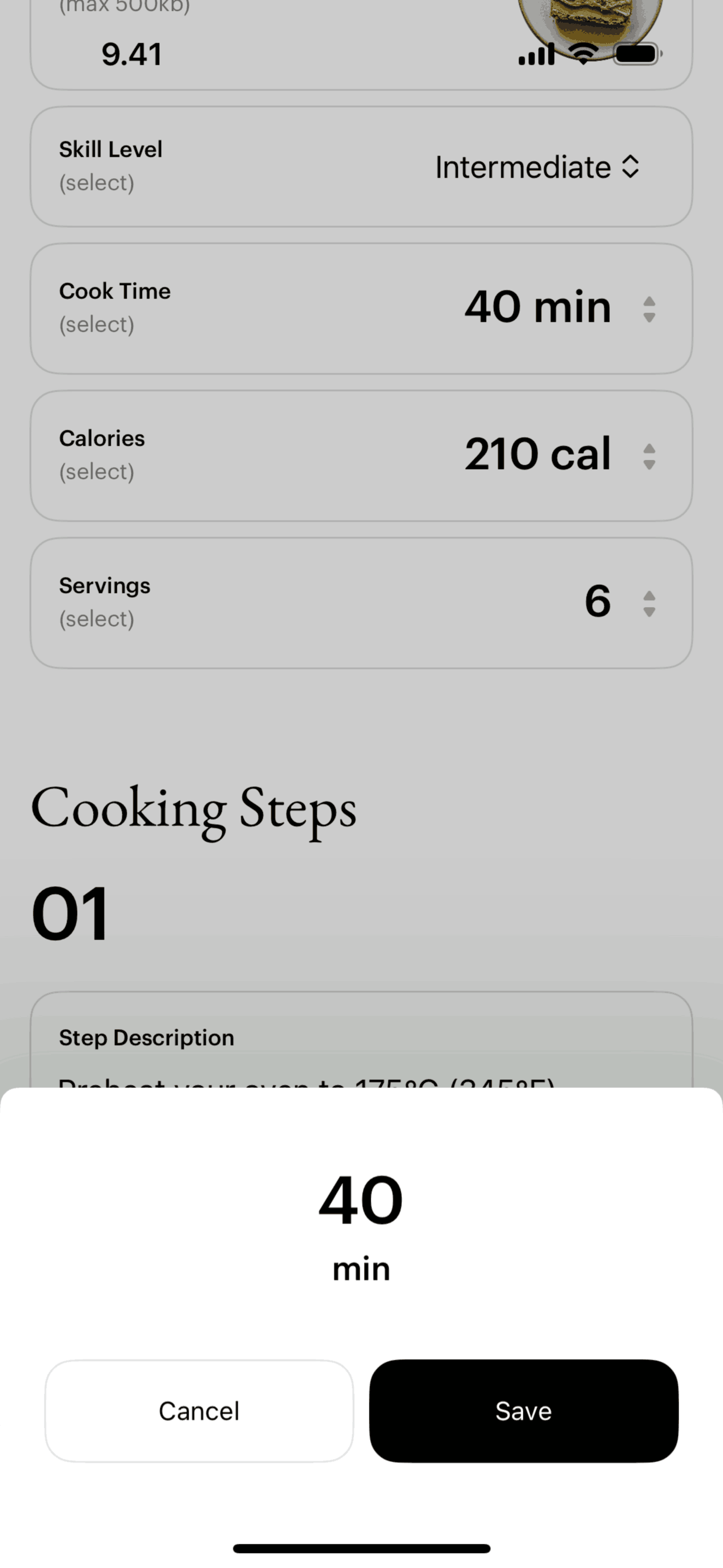 Julienne iOS Food & Drink interface screenshot 15