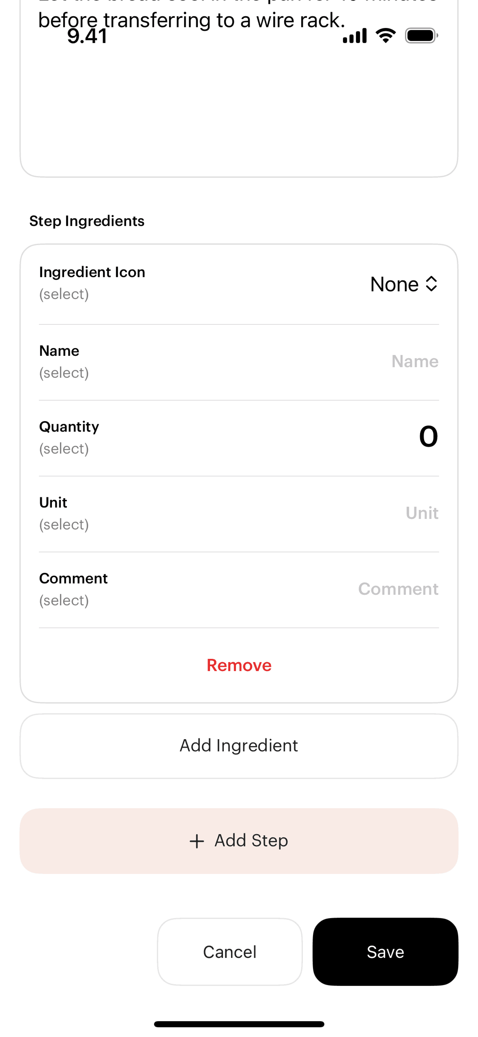 Julienne iOS Food & Drink interface screenshot 17