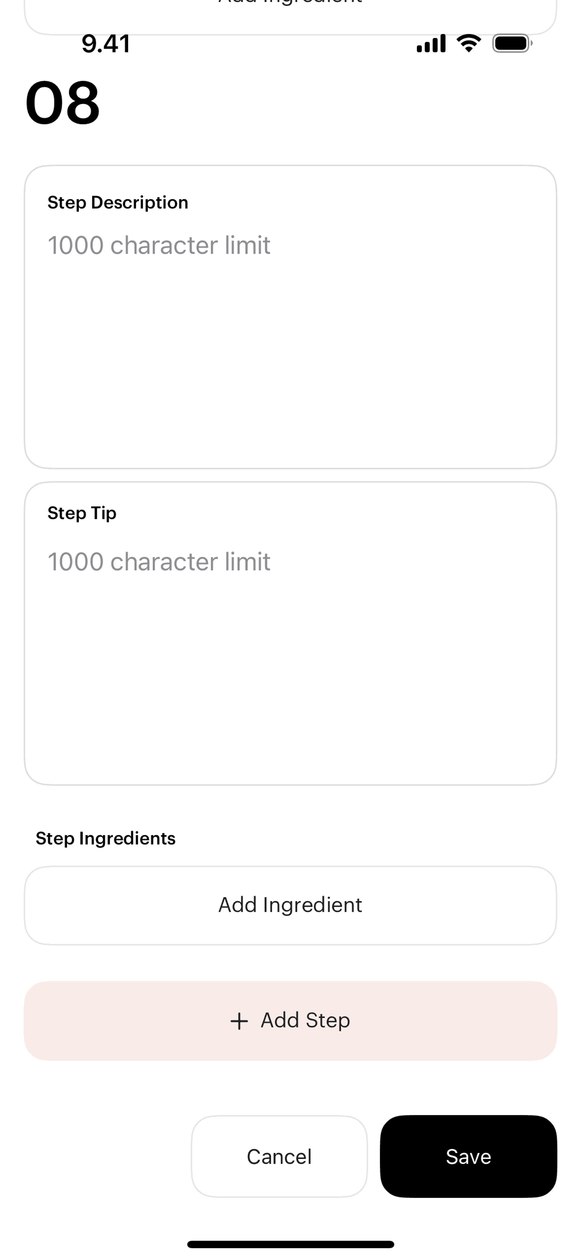 Julienne iOS Food & Drink interface screenshot 18