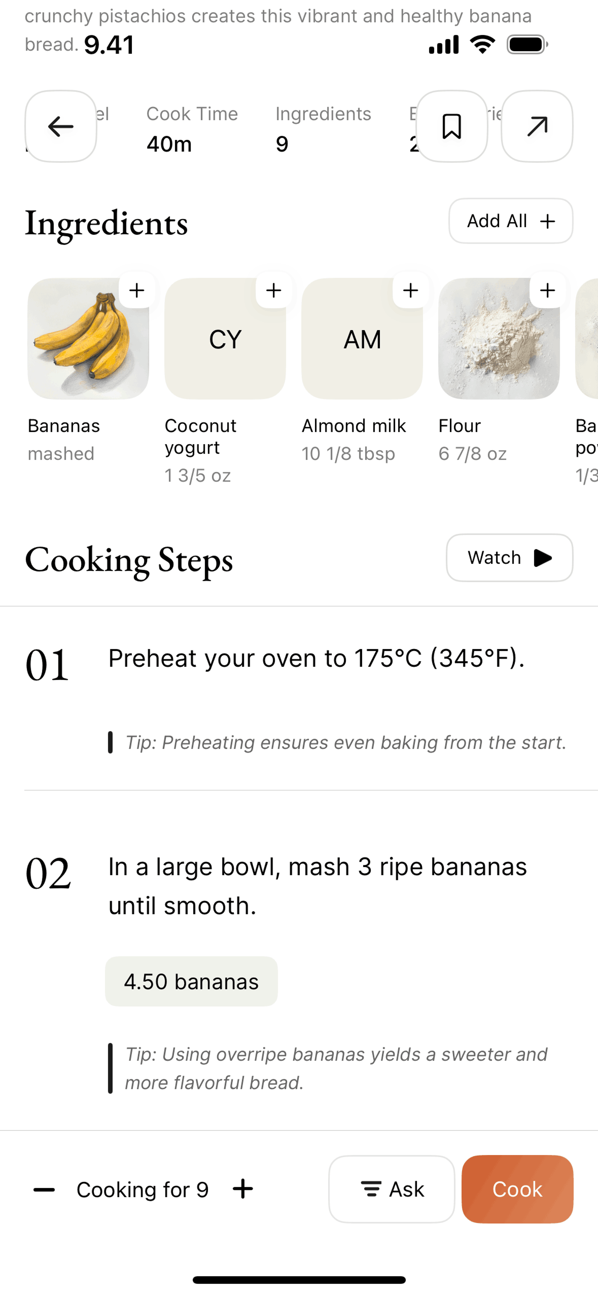 Julienne iOS Food & Drink interface screenshot 20
