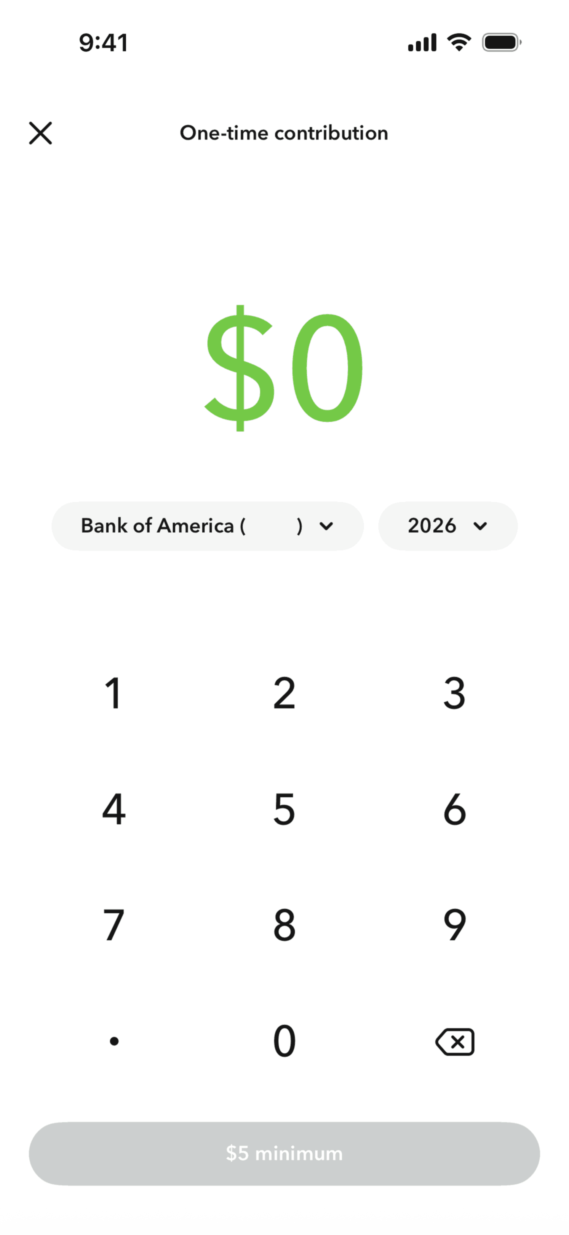 Acorns iOS Finance interface screenshot 10