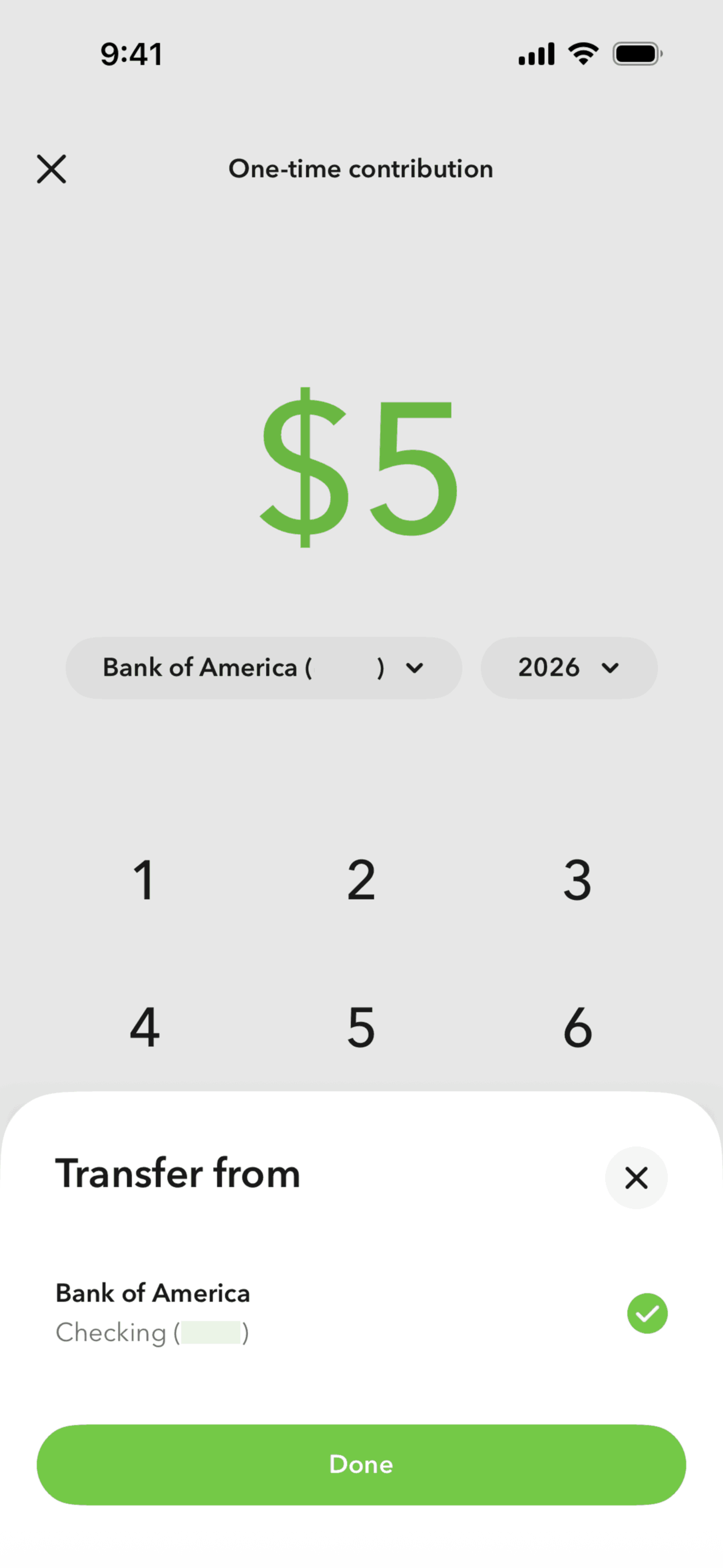Acorns iOS Finance interface screenshot 11