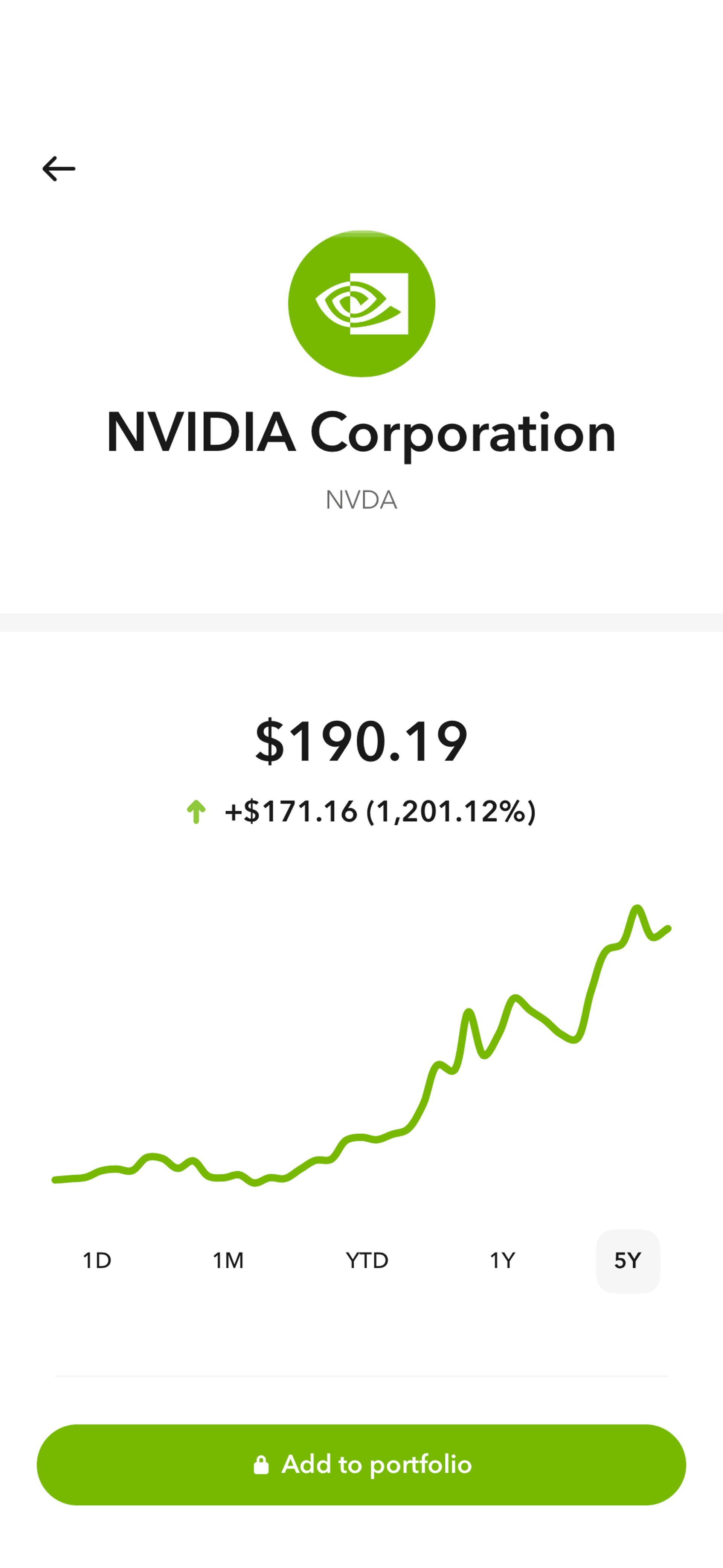 Acorns iOS Finance interface screenshot 2