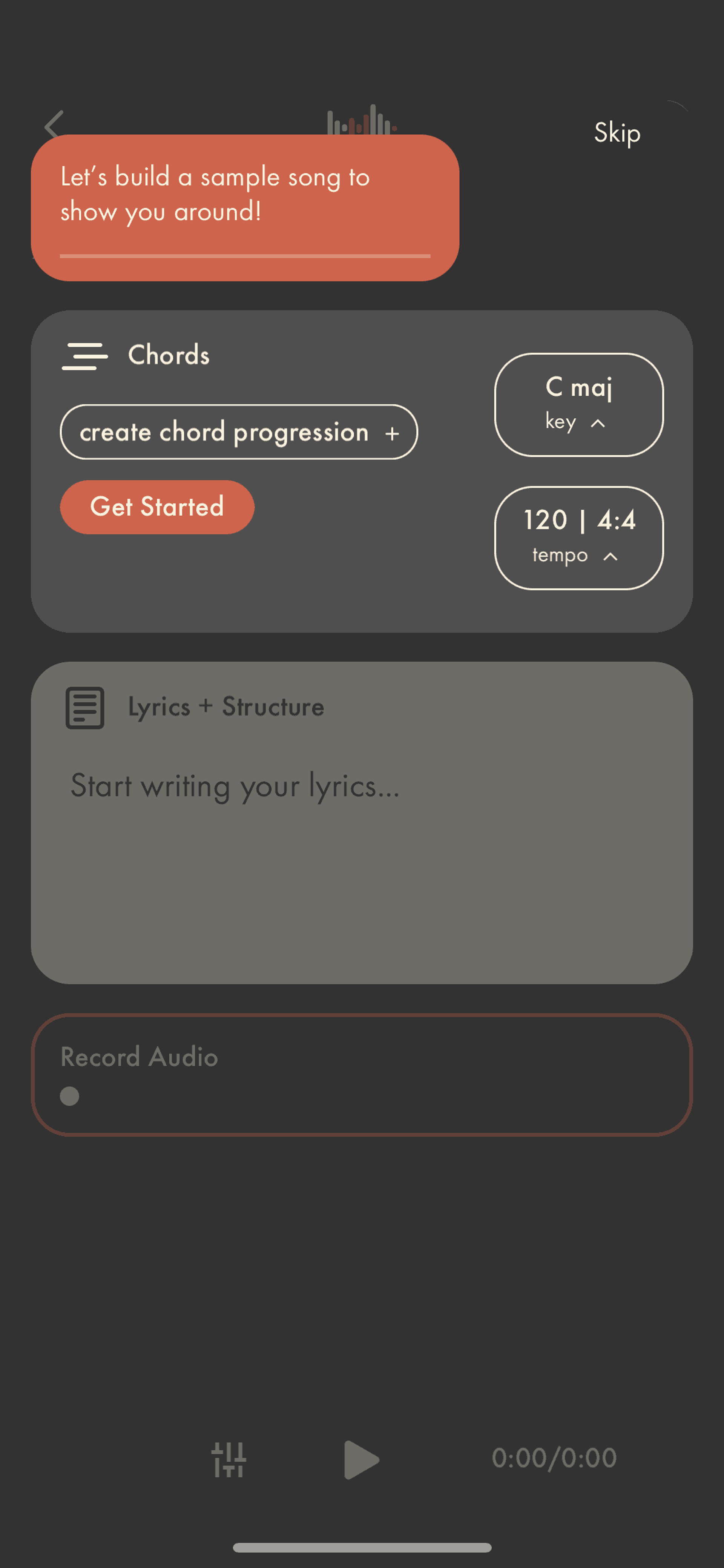 Demo iOS Music & Audio interface screenshot 3