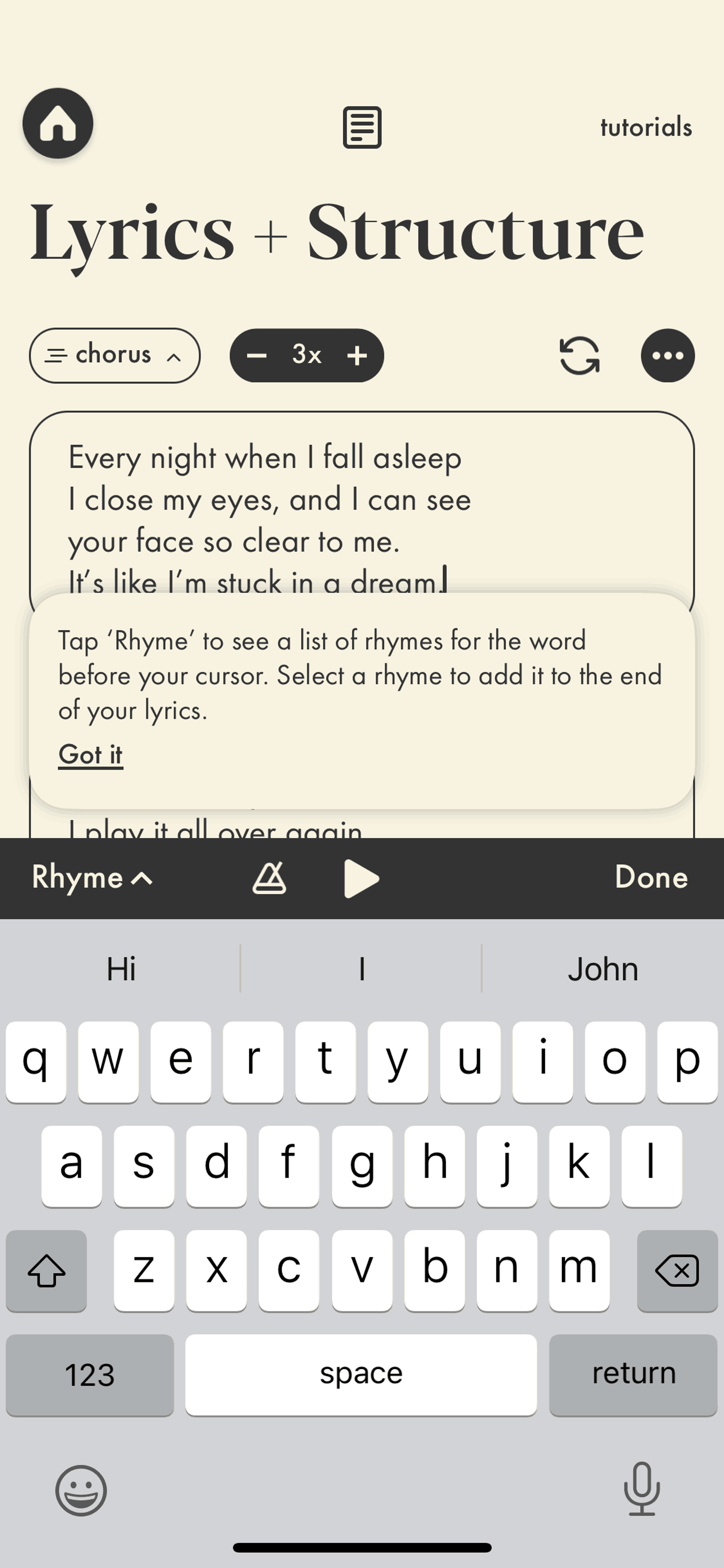 Demo iOS Music & Audio interface screenshot 21