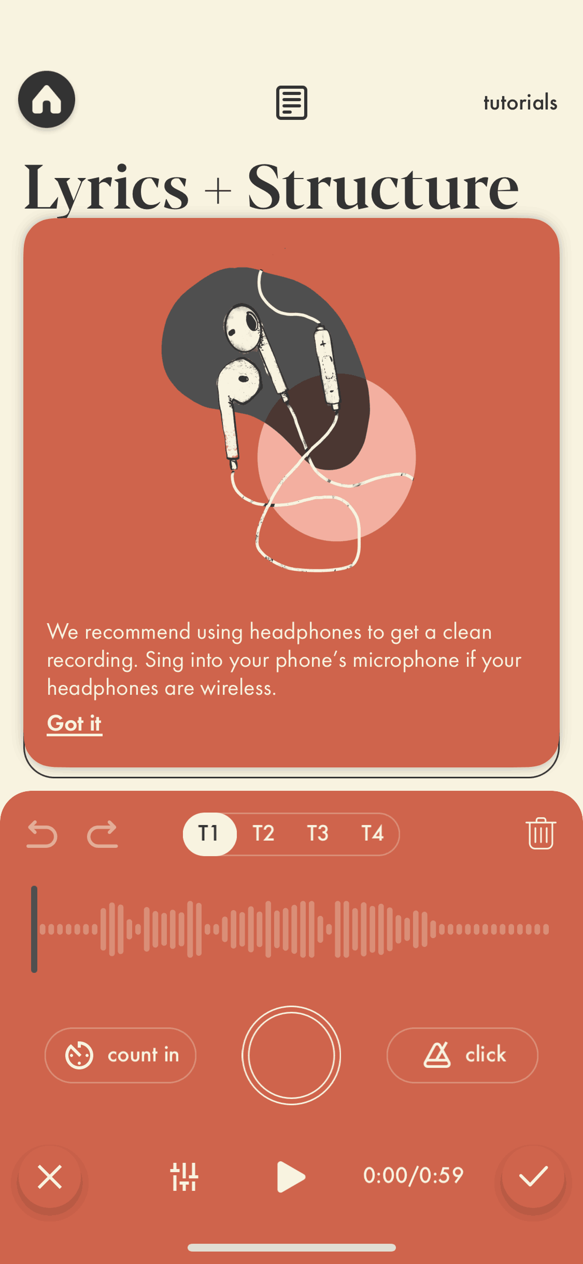 Demo iOS Music & Audio interface screenshot 22