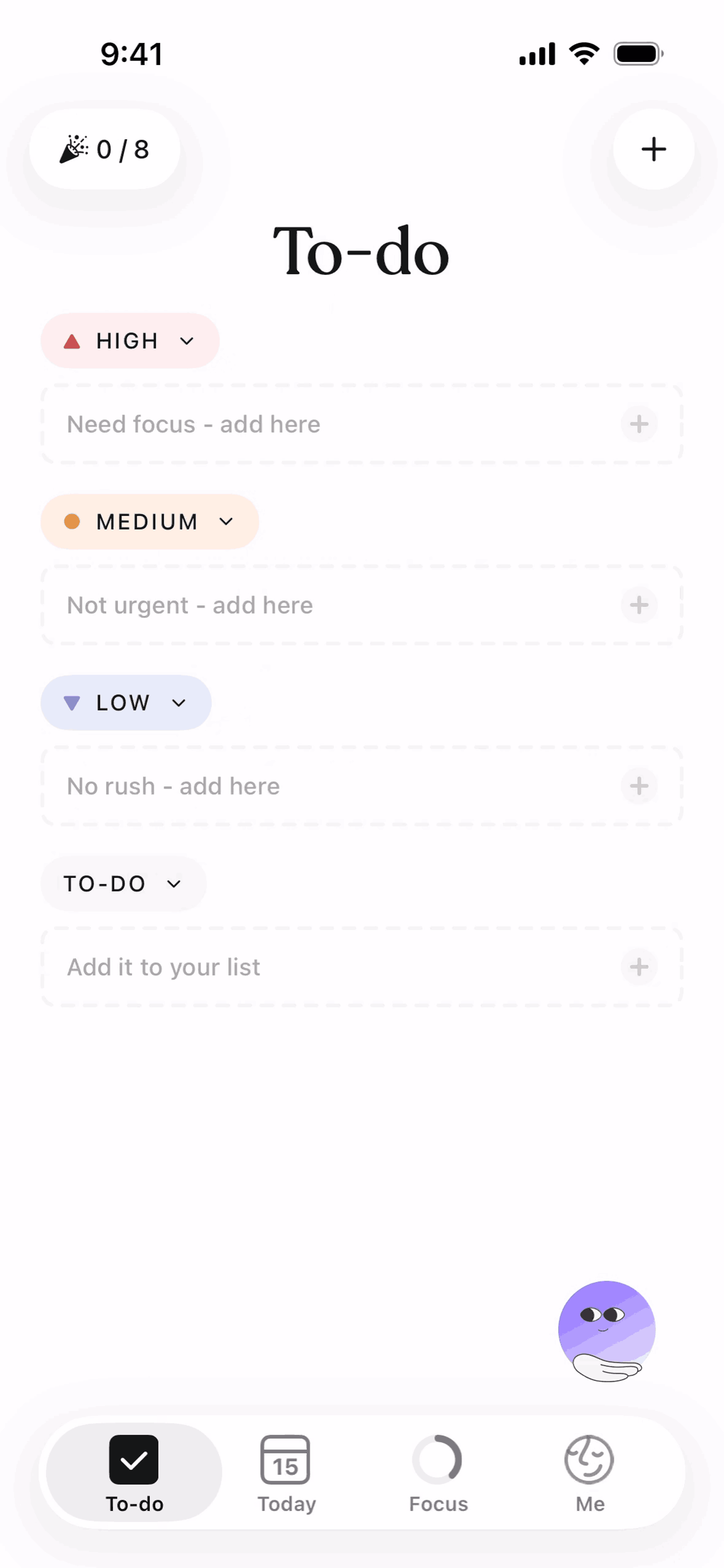 Tiimo iOS Productivity interface screenshot 18