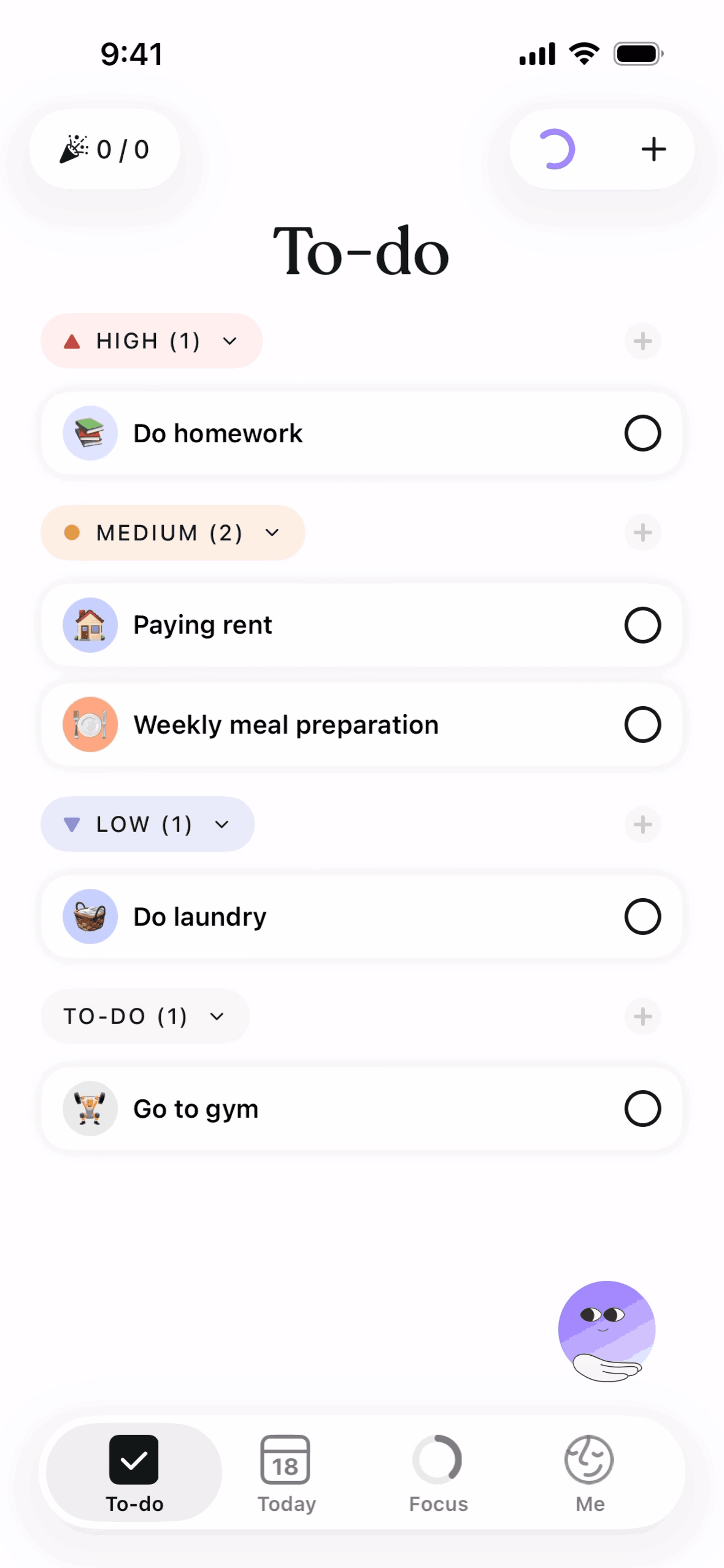 Tiimo iOS Productivity interface screenshot 21