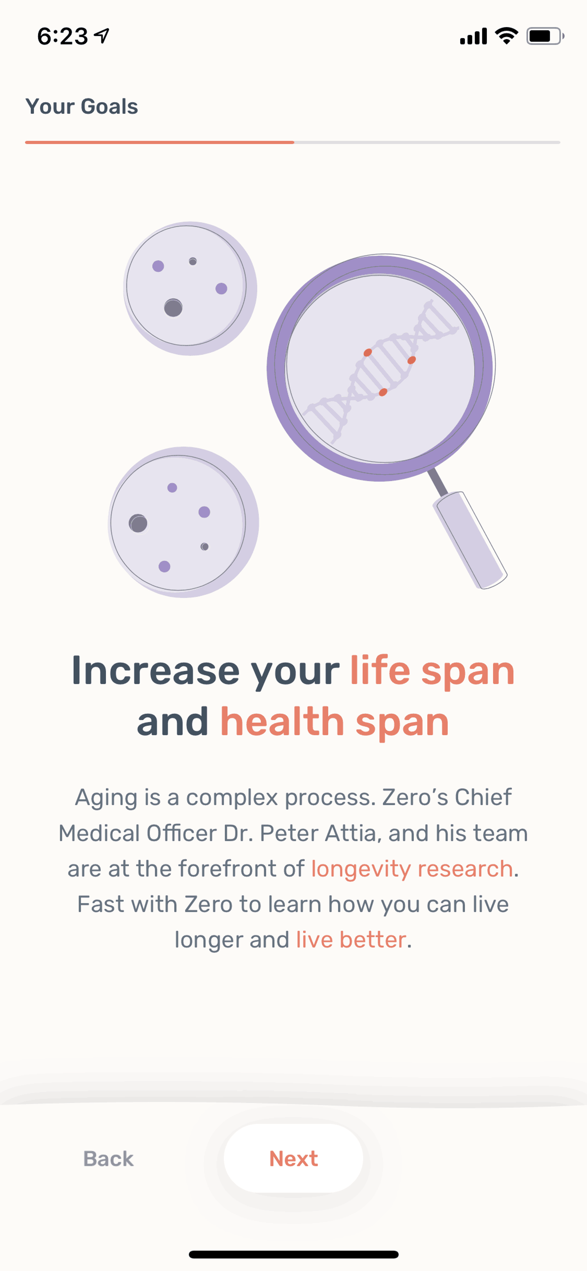 Zero iOS Health & Fitness interface screenshot 12