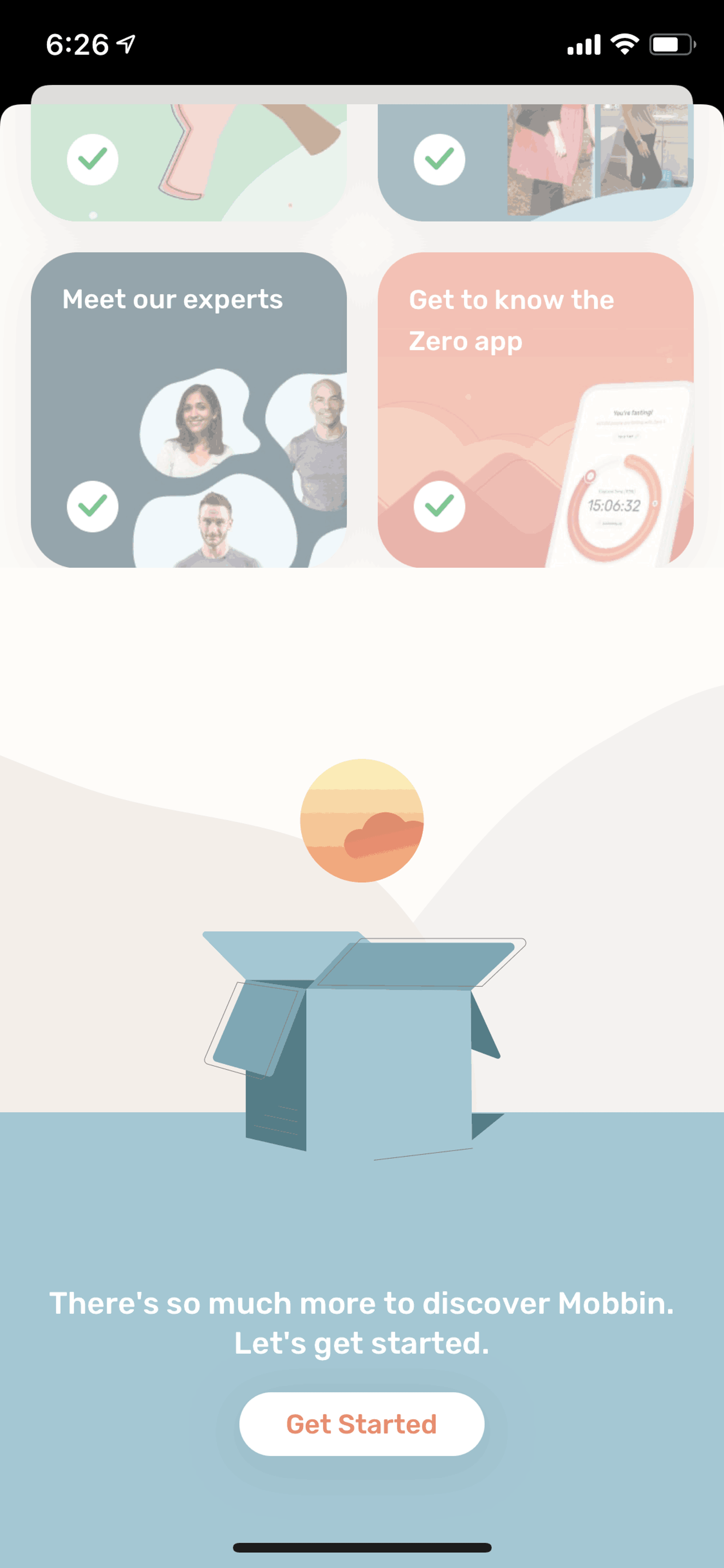 Zero iOS Health & Fitness interface screenshot 24