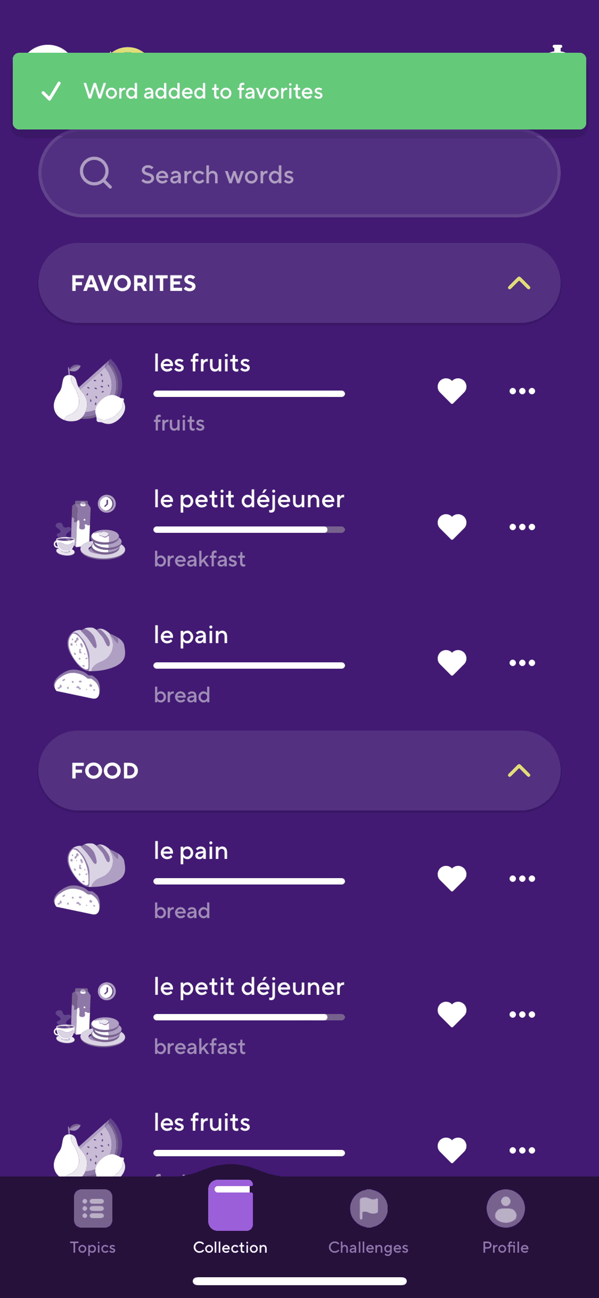 Drops iOS Education interface screenshot 11