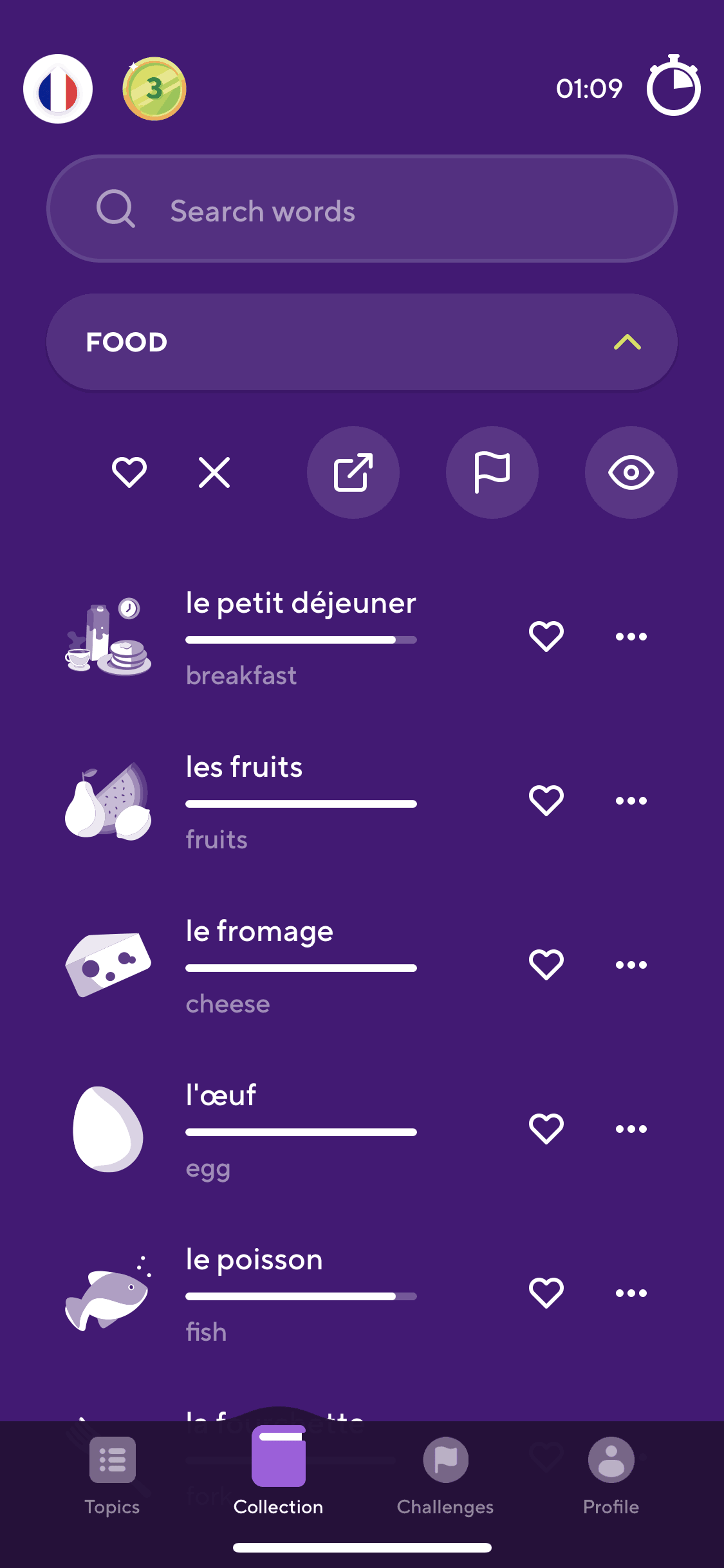 Drops iOS Education interface screenshot 12