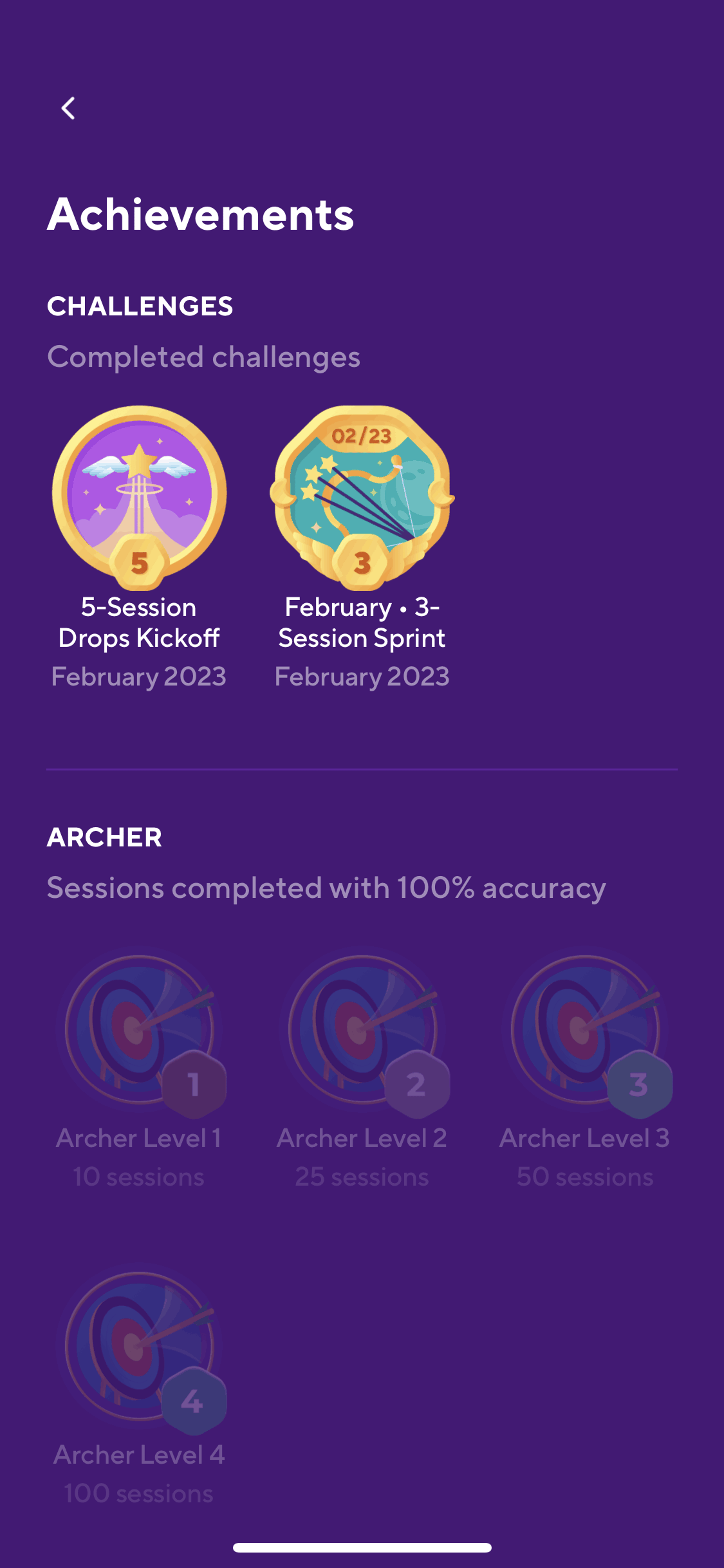 Drops iOS Education interface screenshot 20