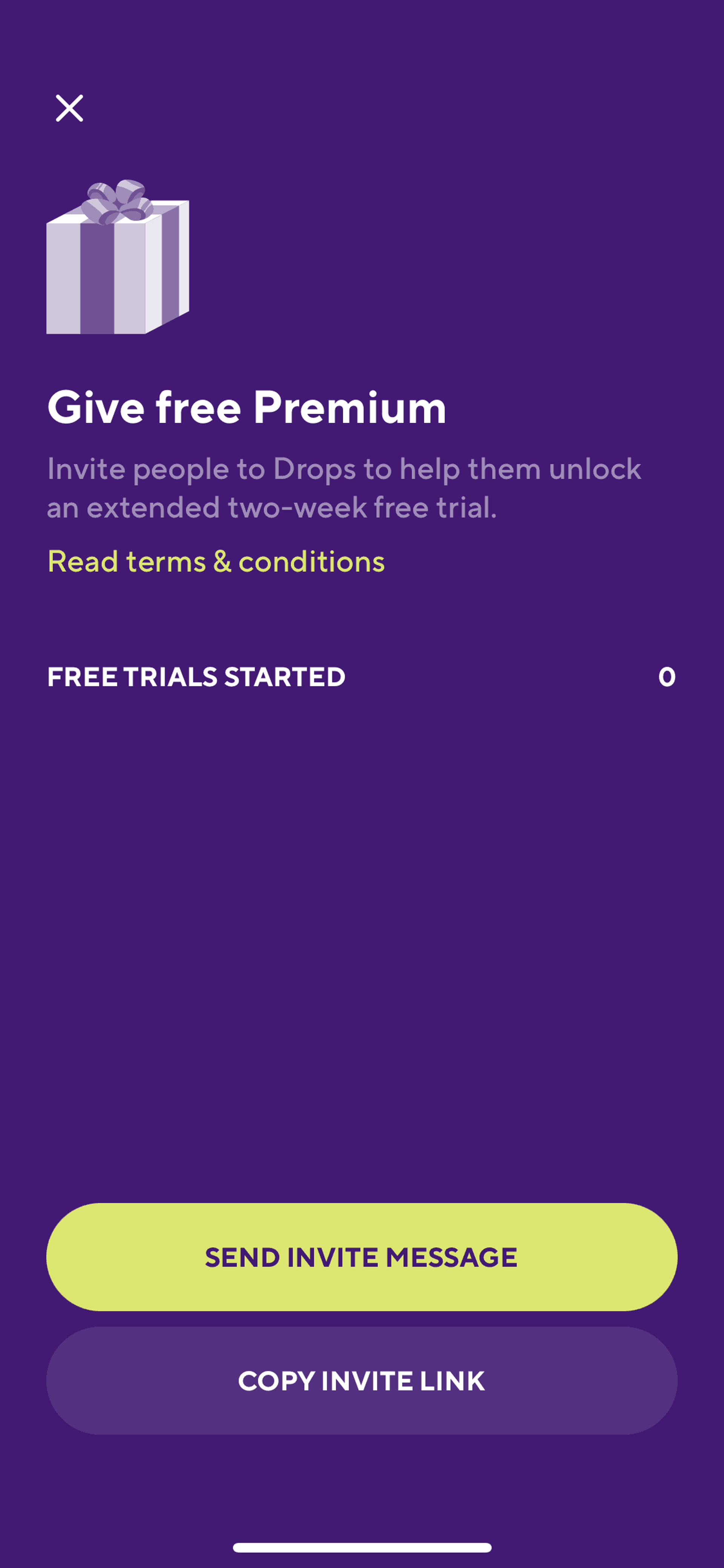 Drops iOS Education interface screenshot 23