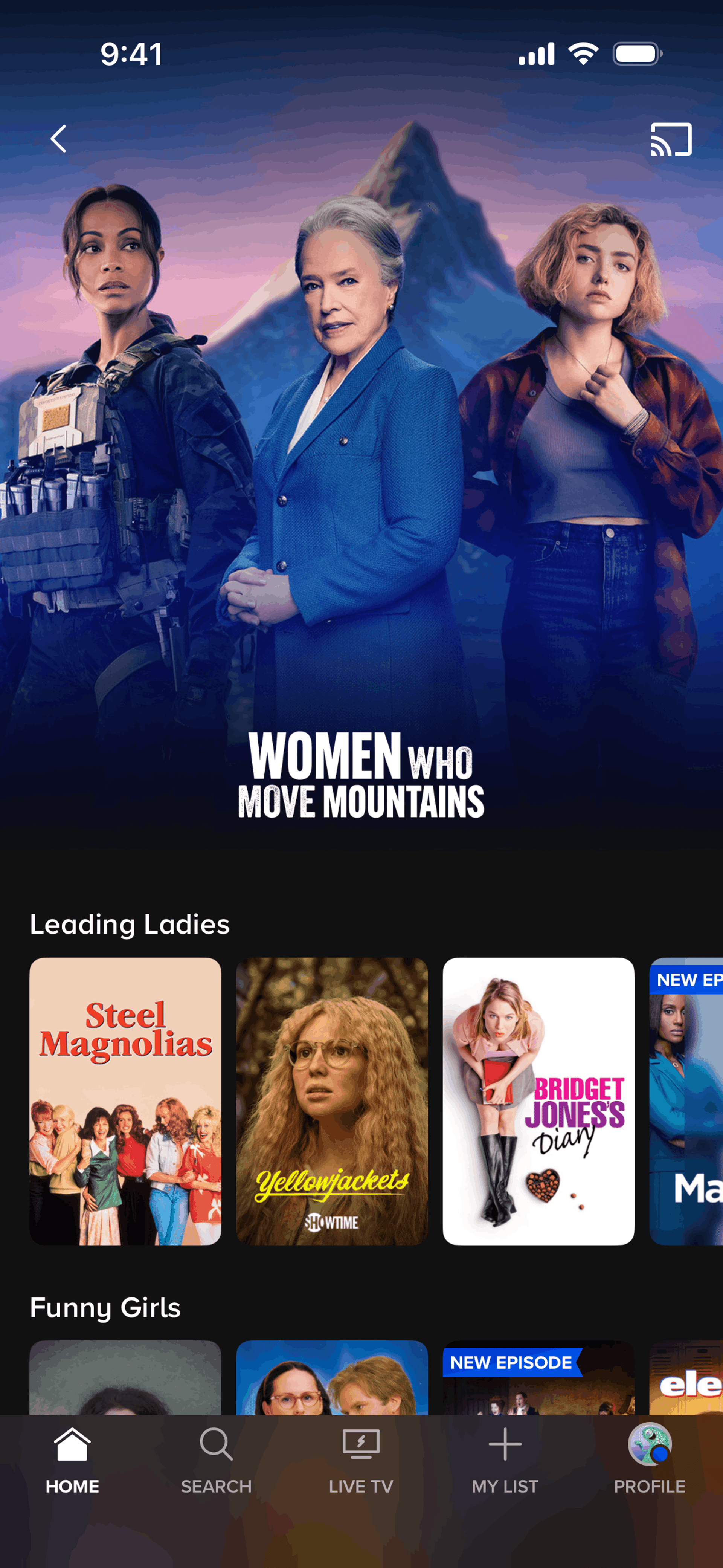 Paramount+ iOS Sports interface screenshot 12