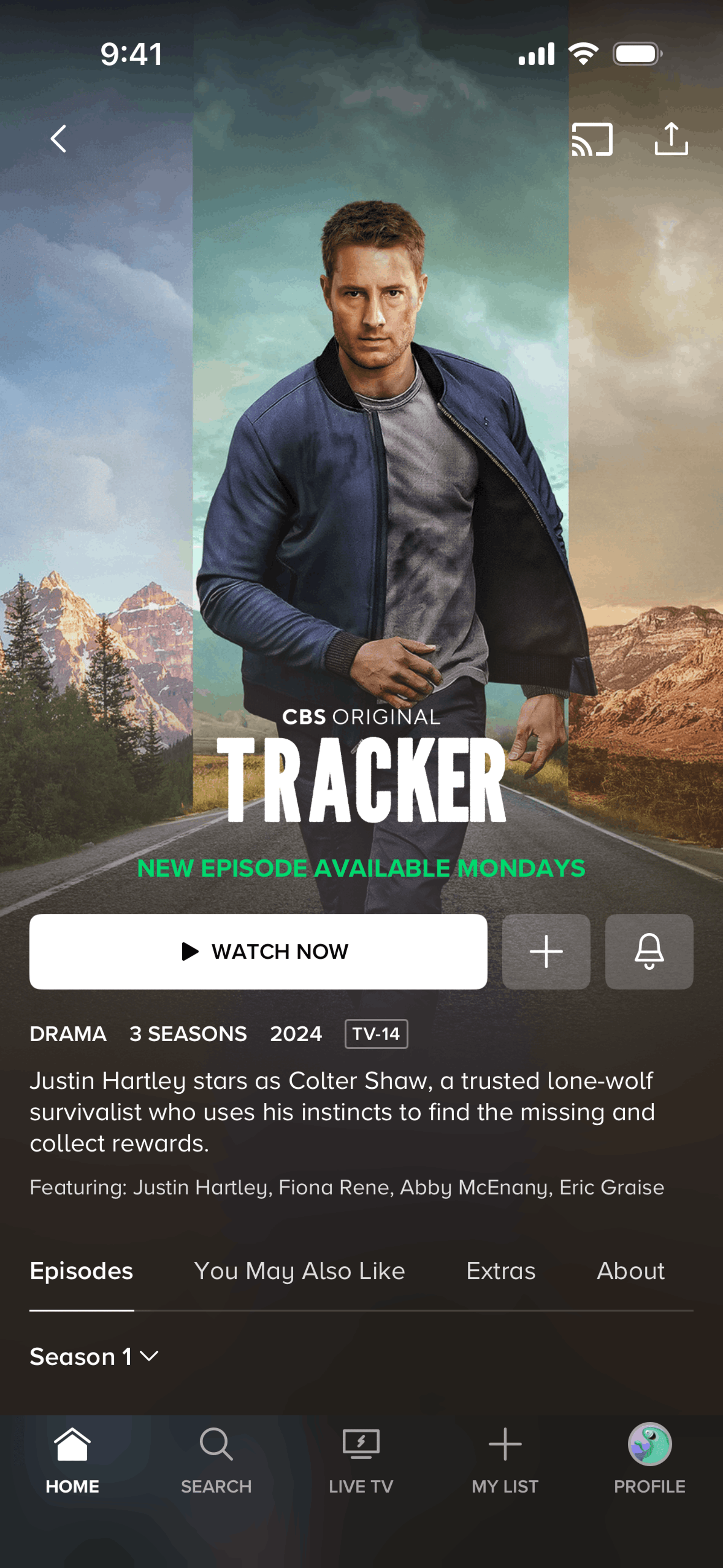 Paramount+ iOS Sports interface screenshot 18